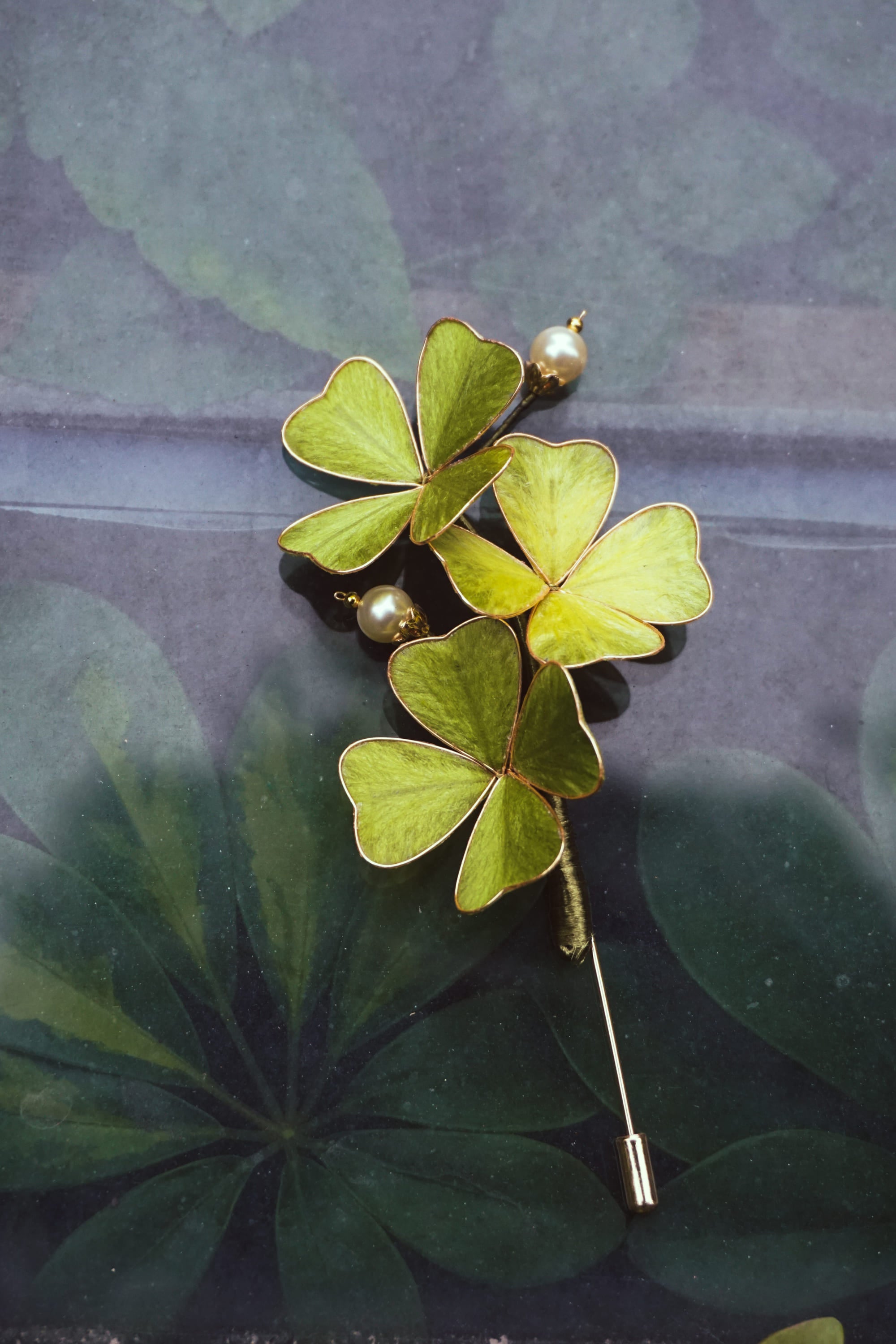 Lucky Clover Brooch