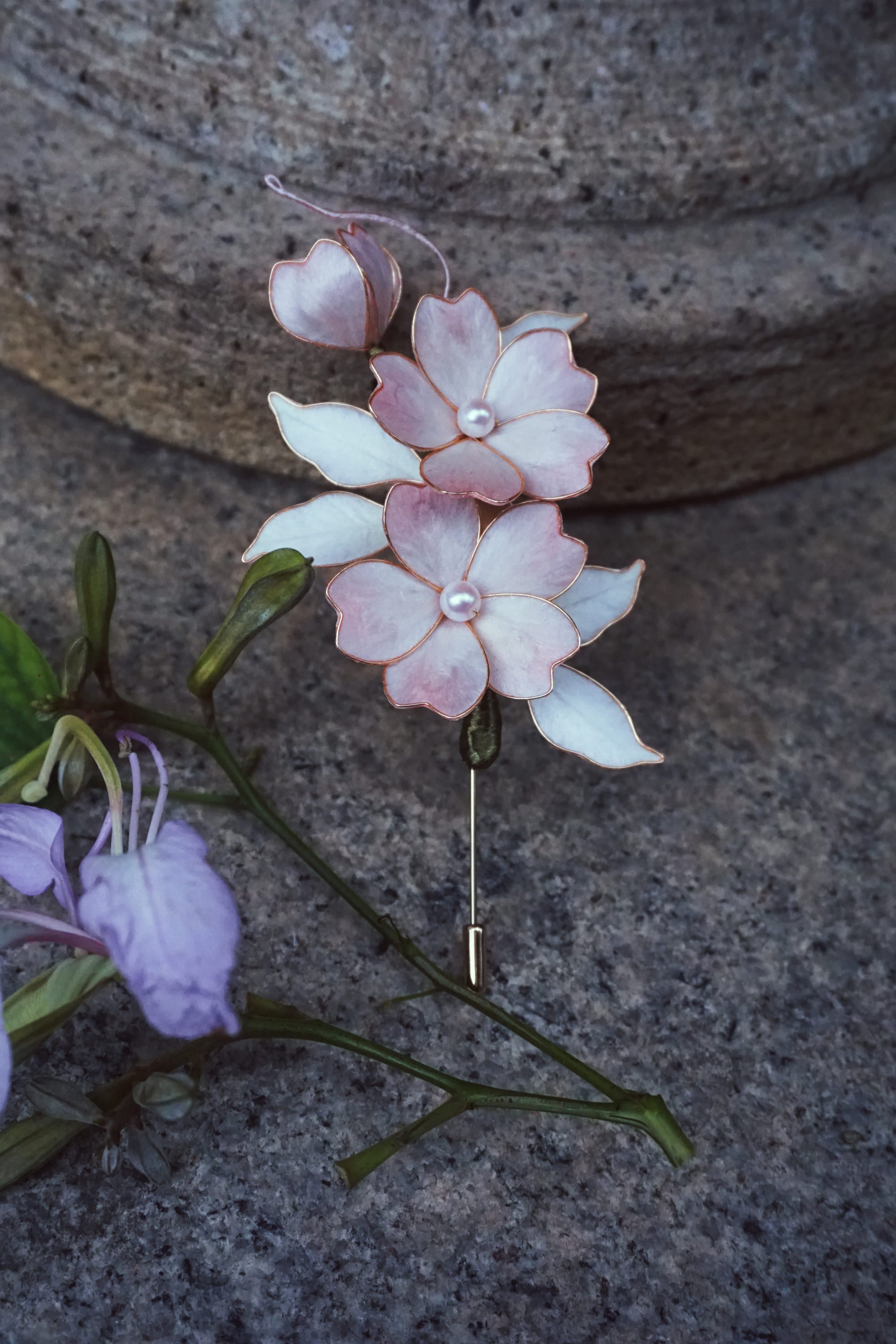 Blush Blossom Brooch