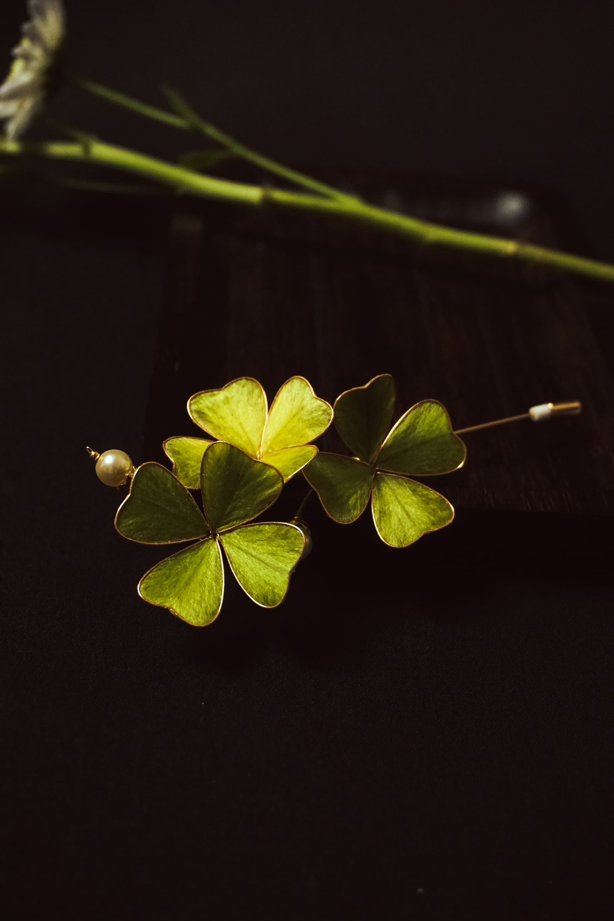 Lucky Clover Brooch