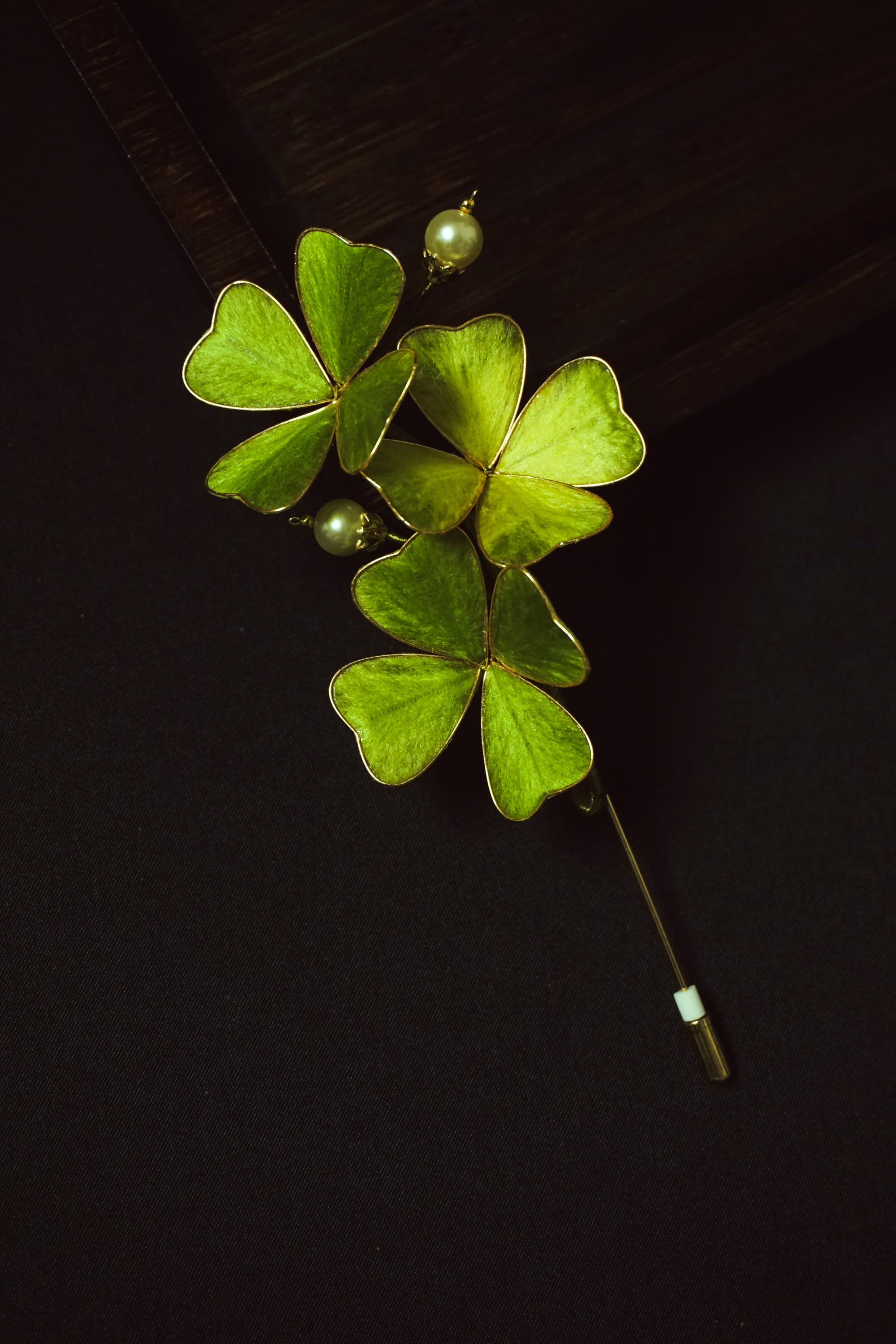 Lucky Clover Brooch