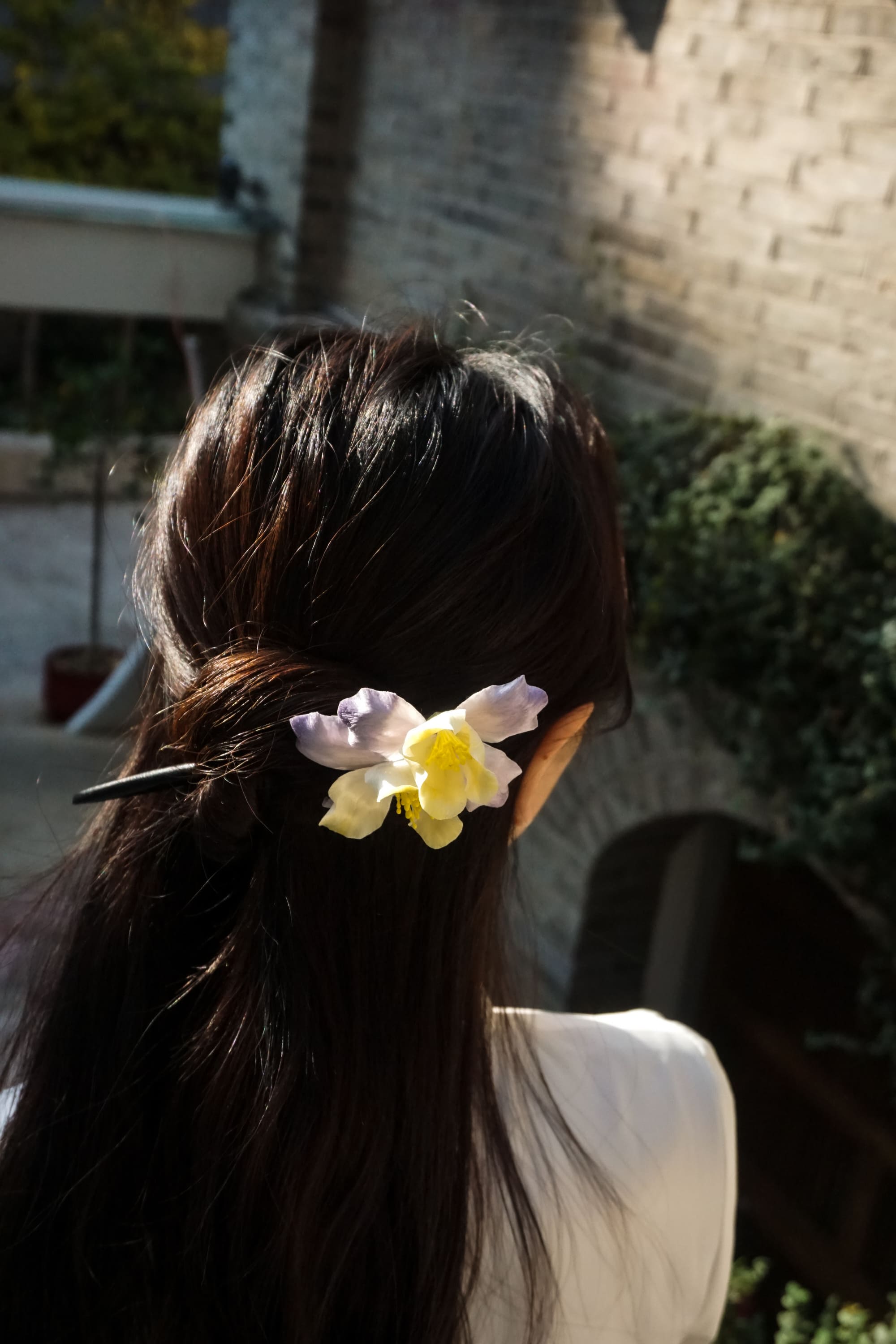 Iris Blossom Hair Pin