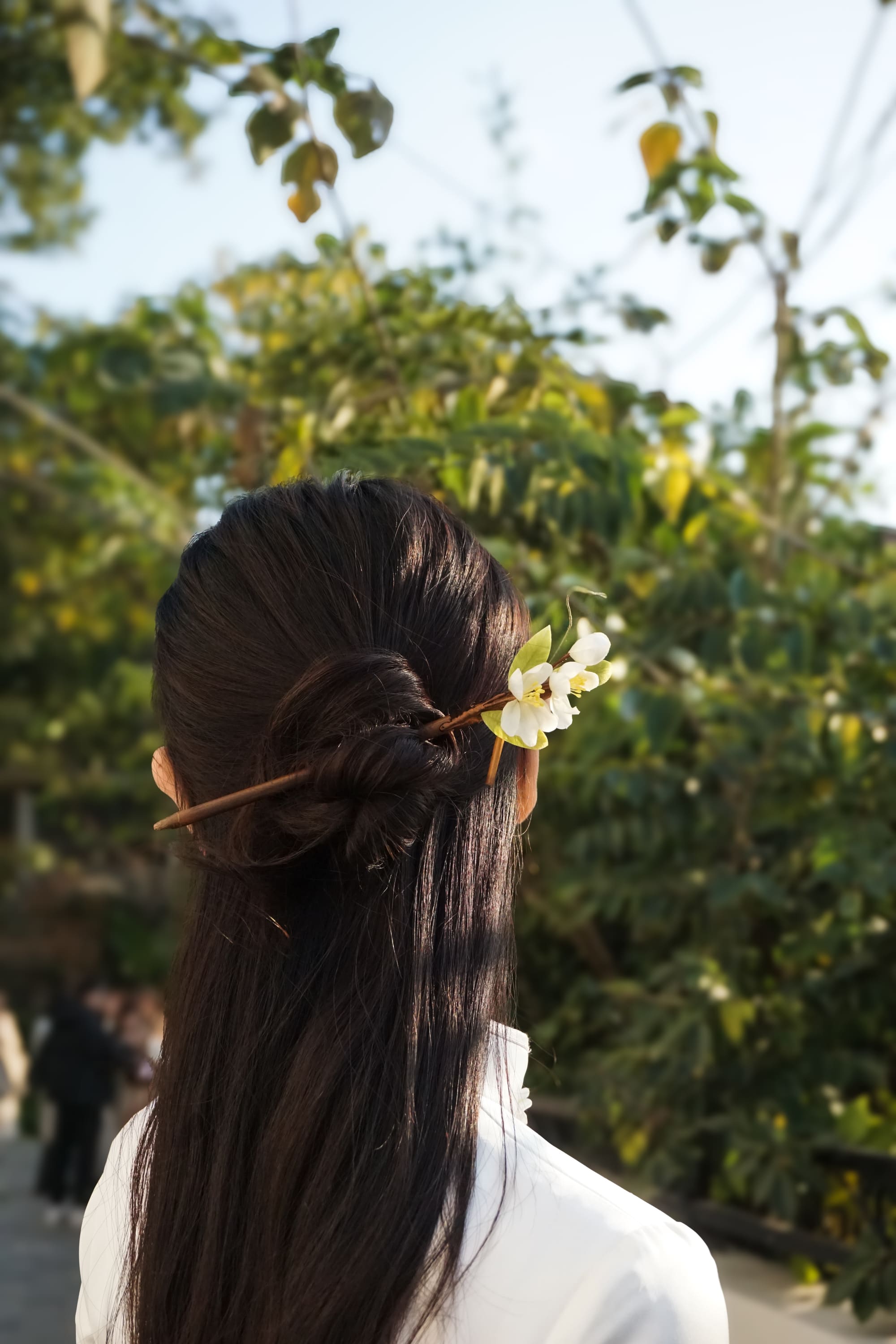 Jasmine Blossom Hair Pin