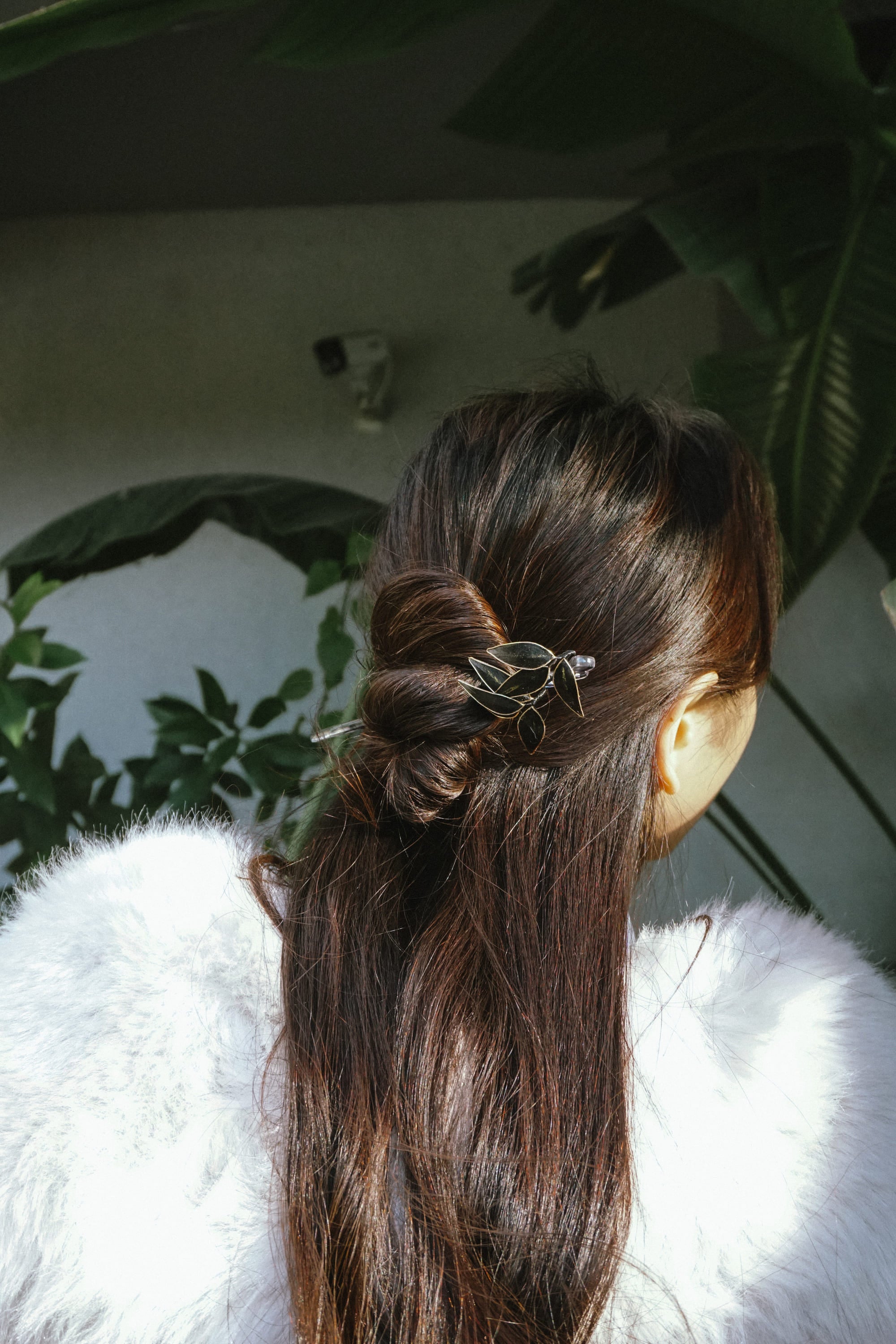 Bamboo Leaf Hair Pin