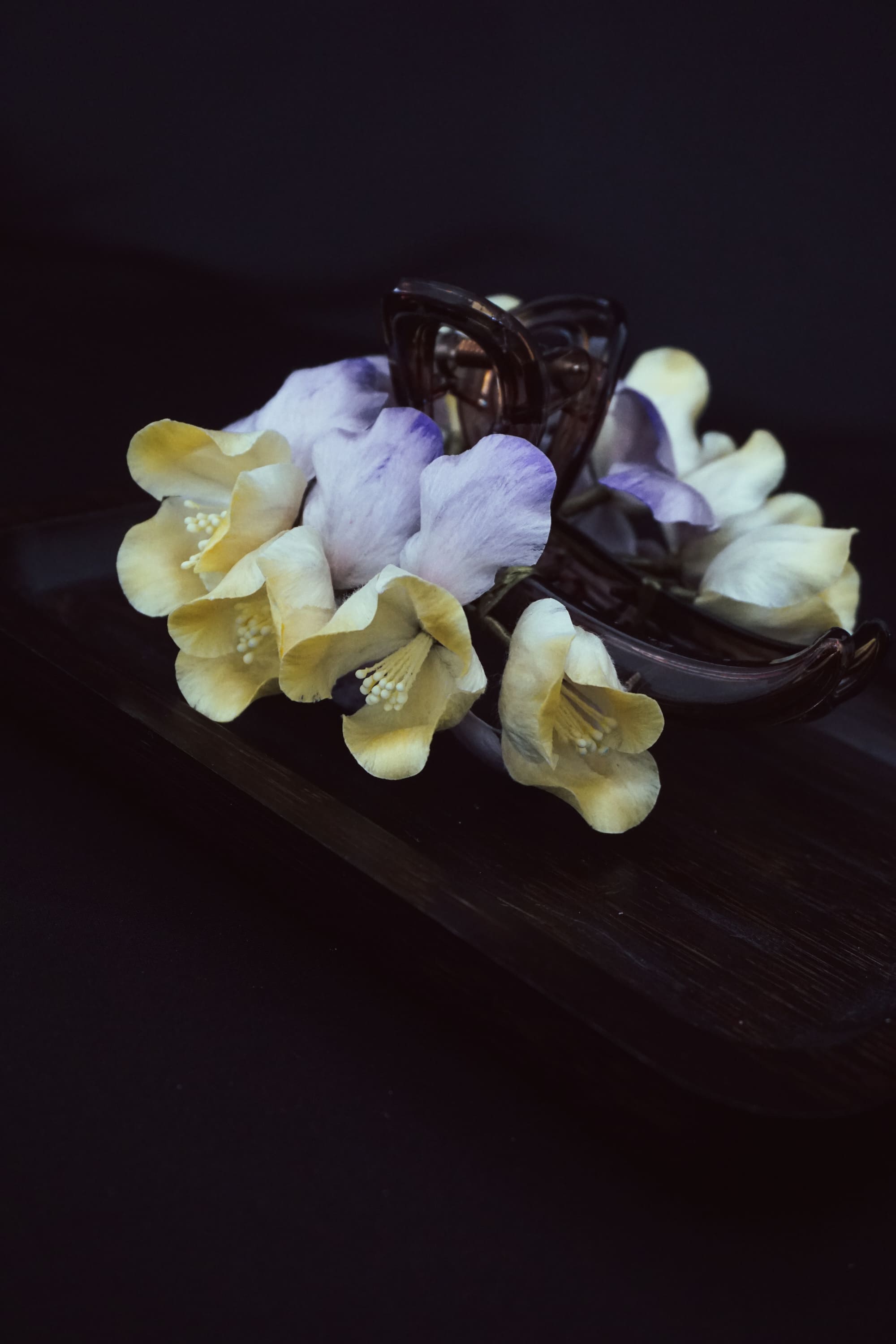 Iris Blossom Hair Claw