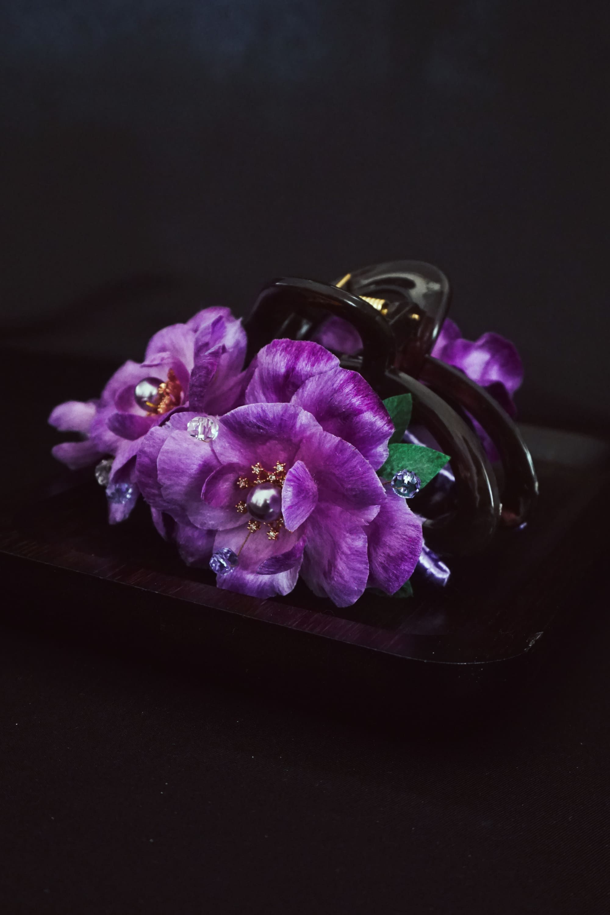 Pink Blossom Hair Claw