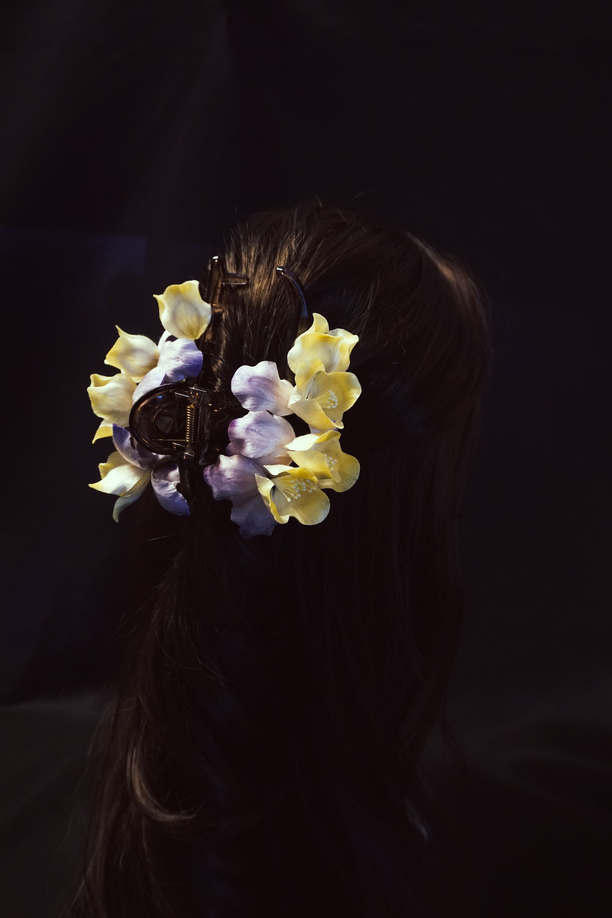 Iris Blossom Hair Claw