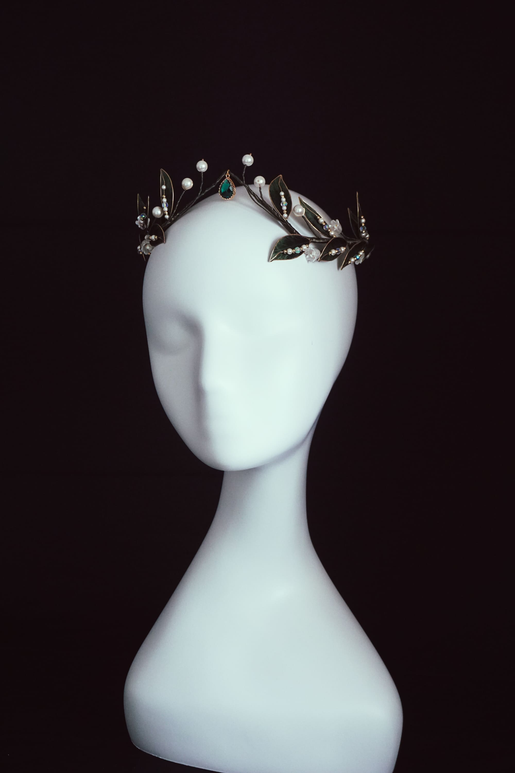 Green Fairy Flower Crown