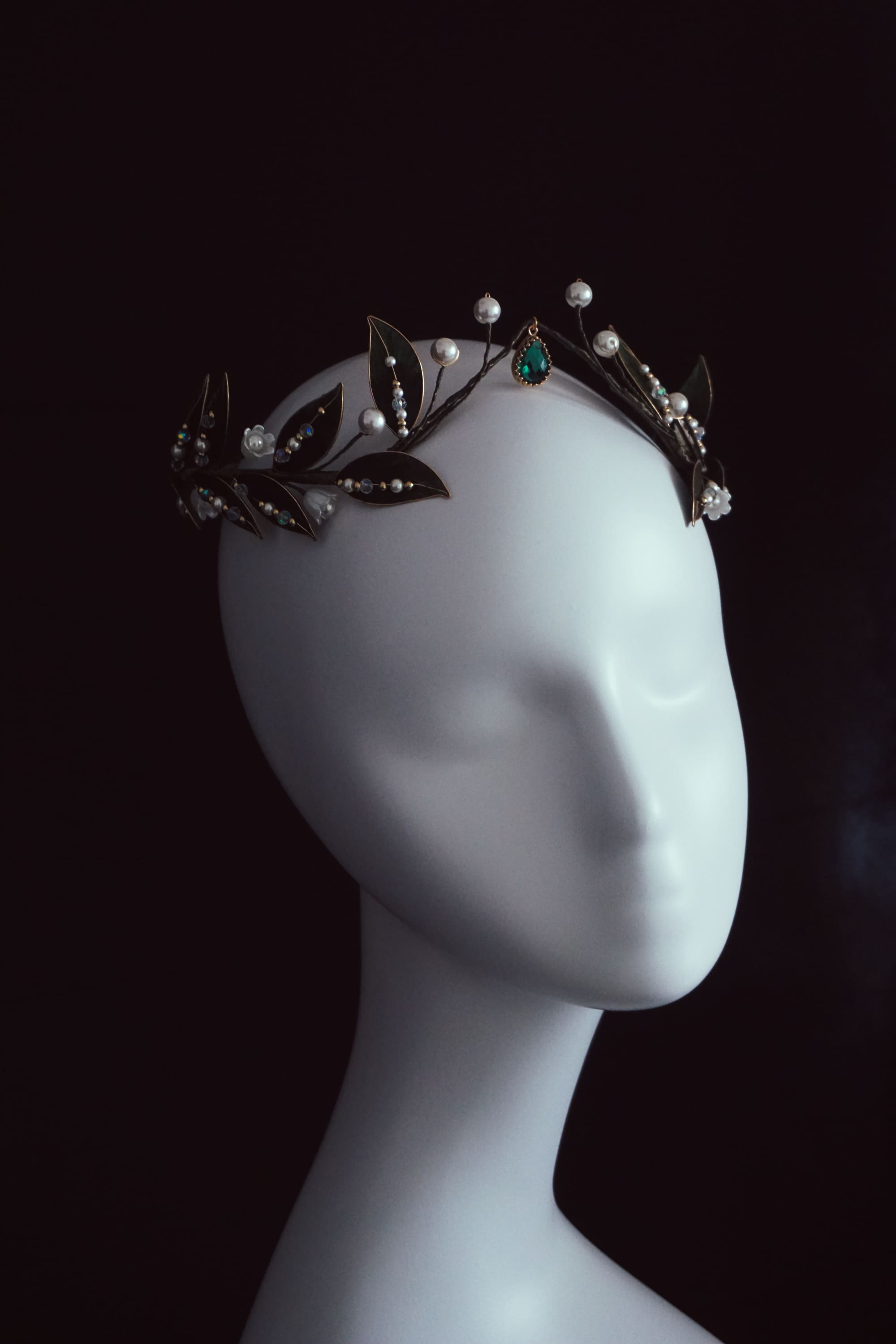 Green Fairy Flower Crown