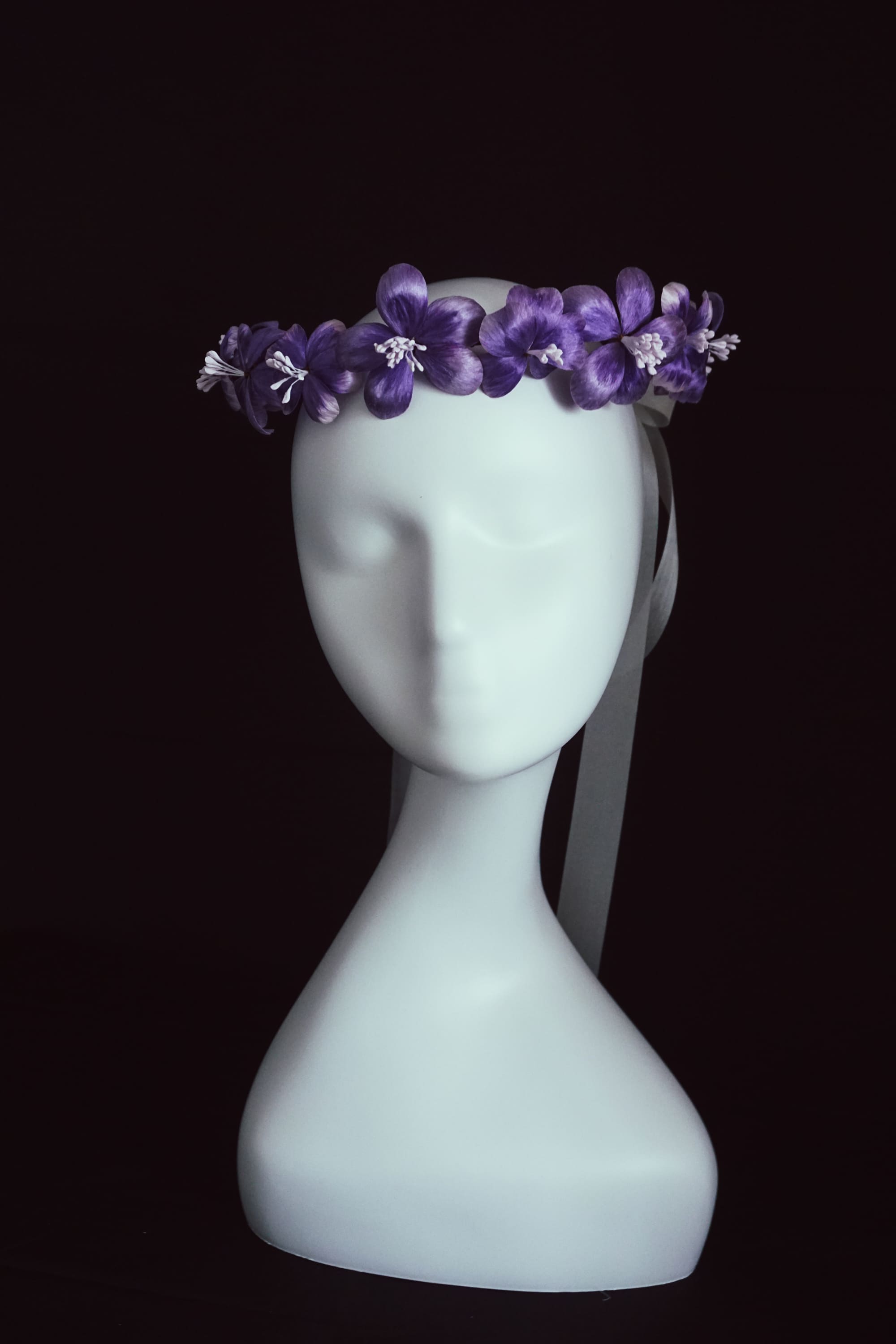 Purple Romance Flower Crown