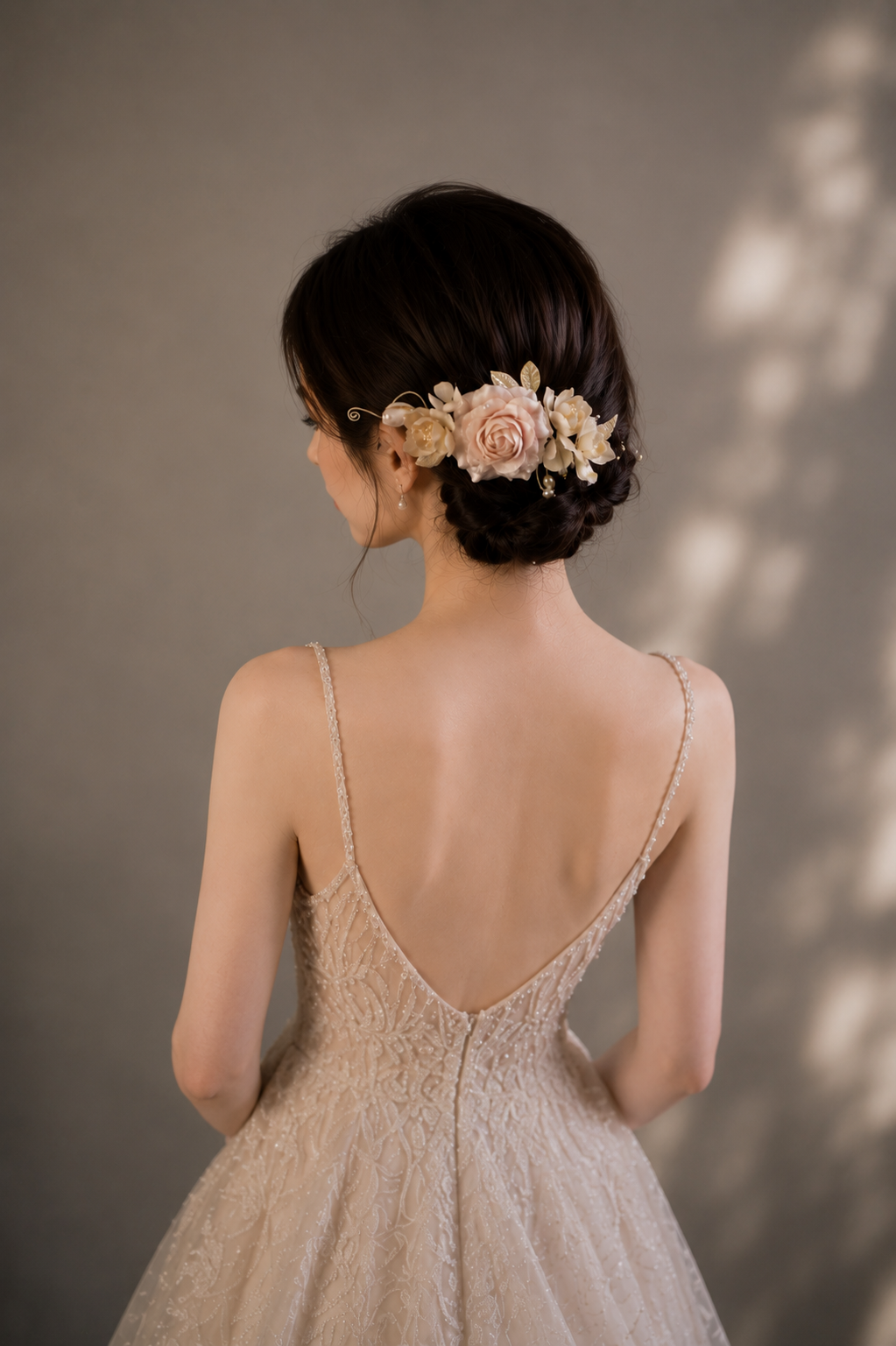 Handmade Rose Velvet Flower Hairpin
