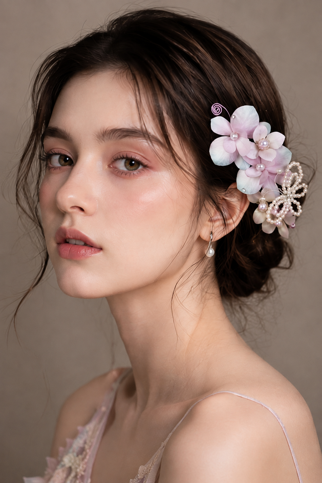 Orchid Pearl Hairpiece