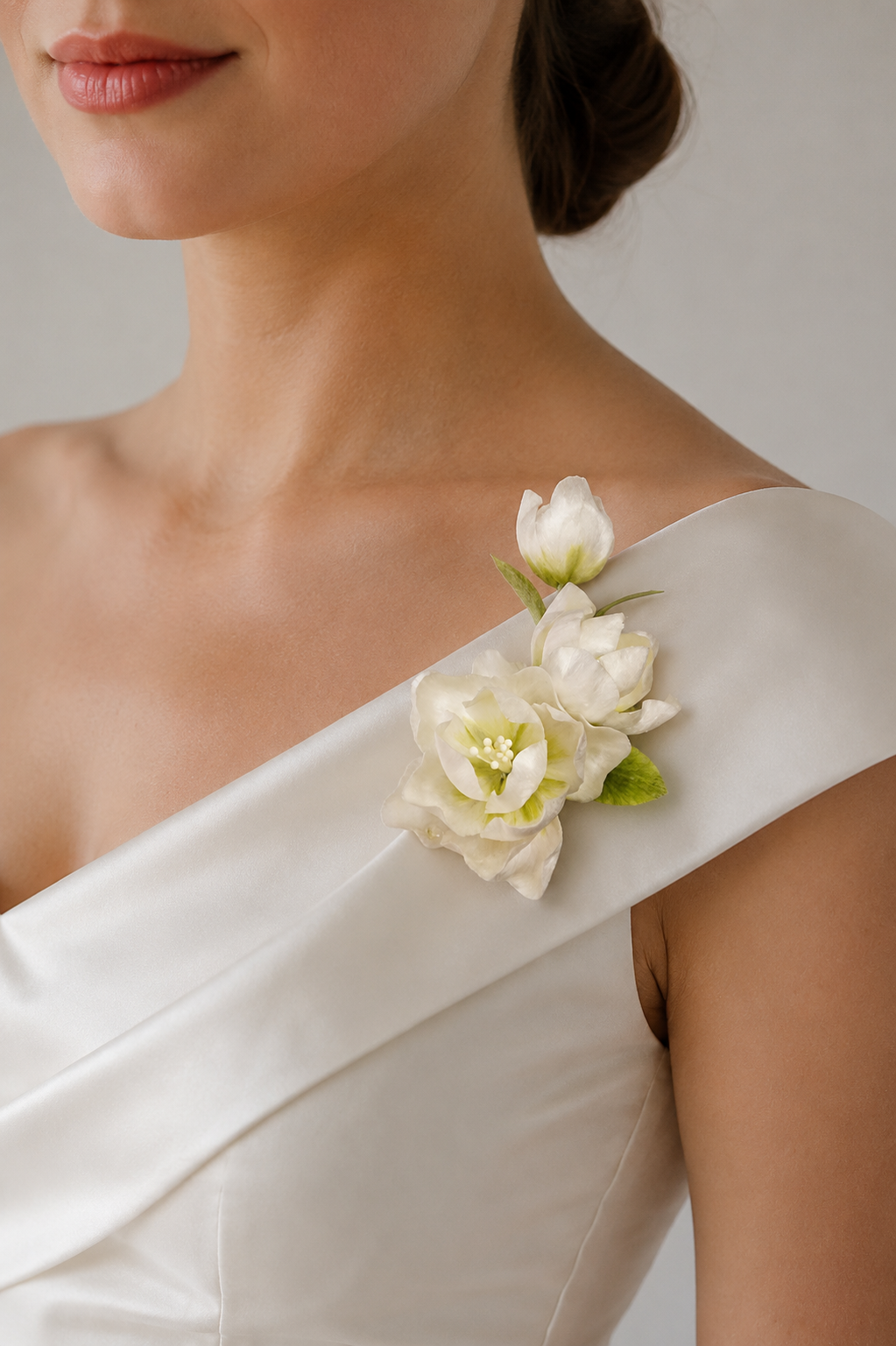 Handmade Jasmine Flower Brooch