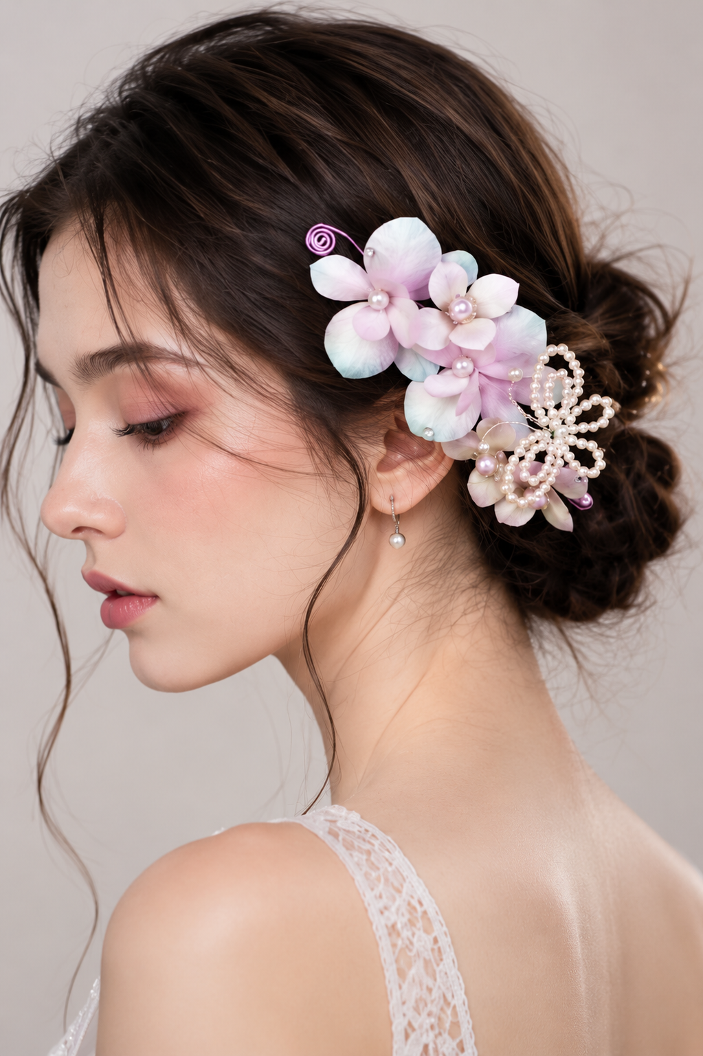 Orchid Pearl Hairpiece