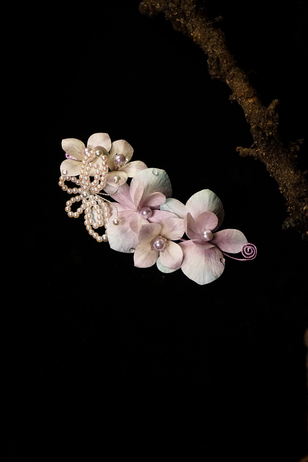 Orchid Pearl Hairpiece
