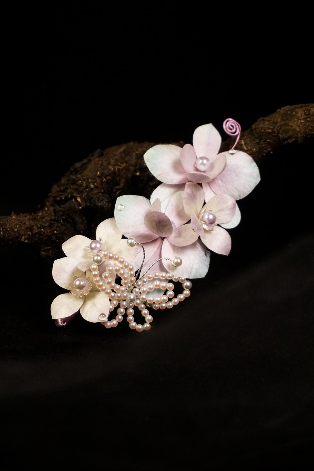 Orchid Pearl Hairpiece