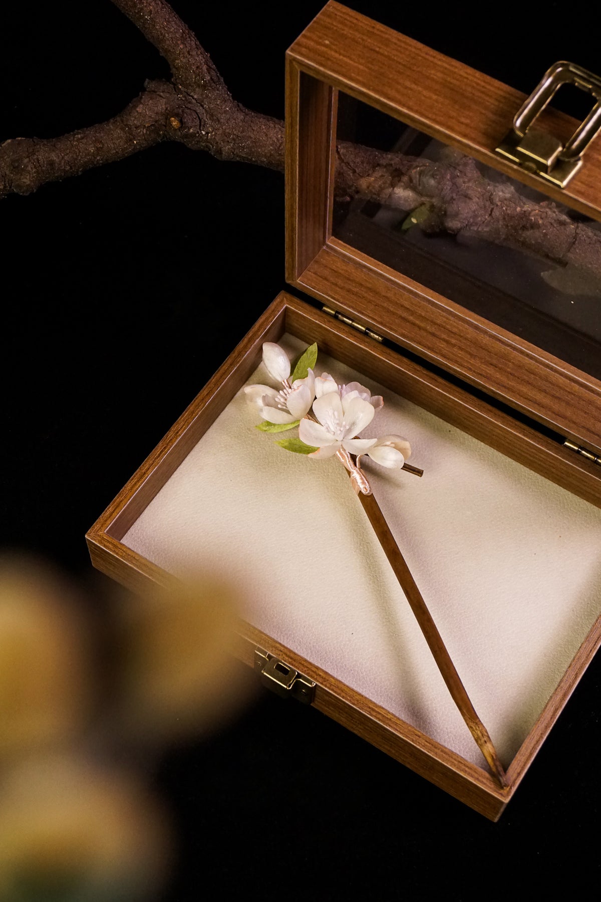 Peach Blossom Hairpin
