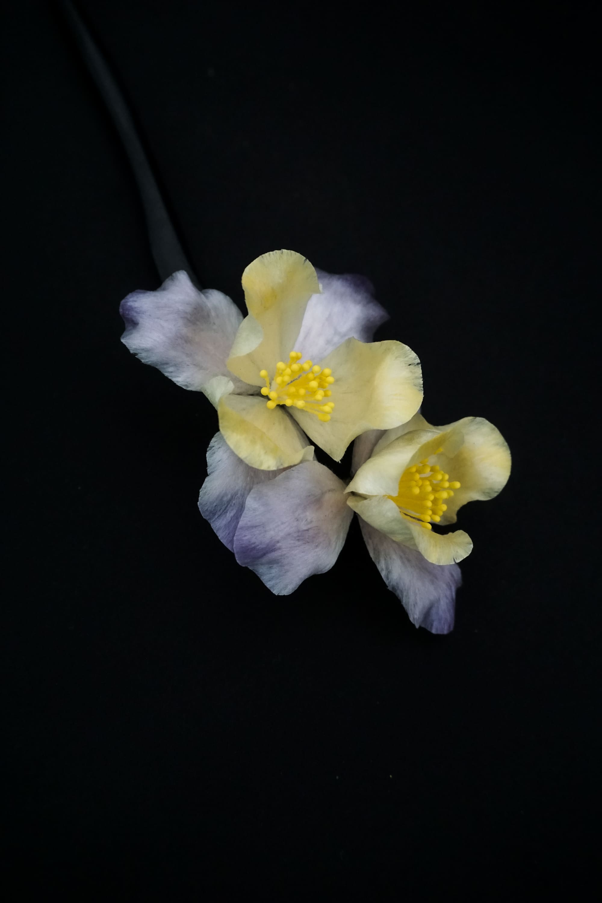 Iris Blossom Hair Pin