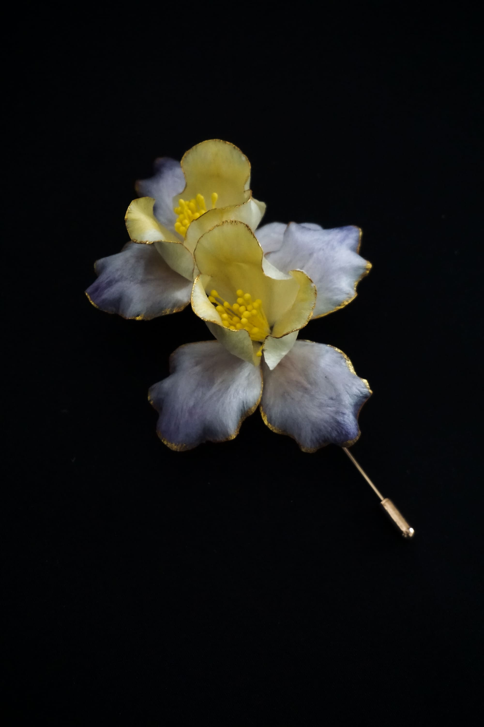 Iris Blossom Brooch