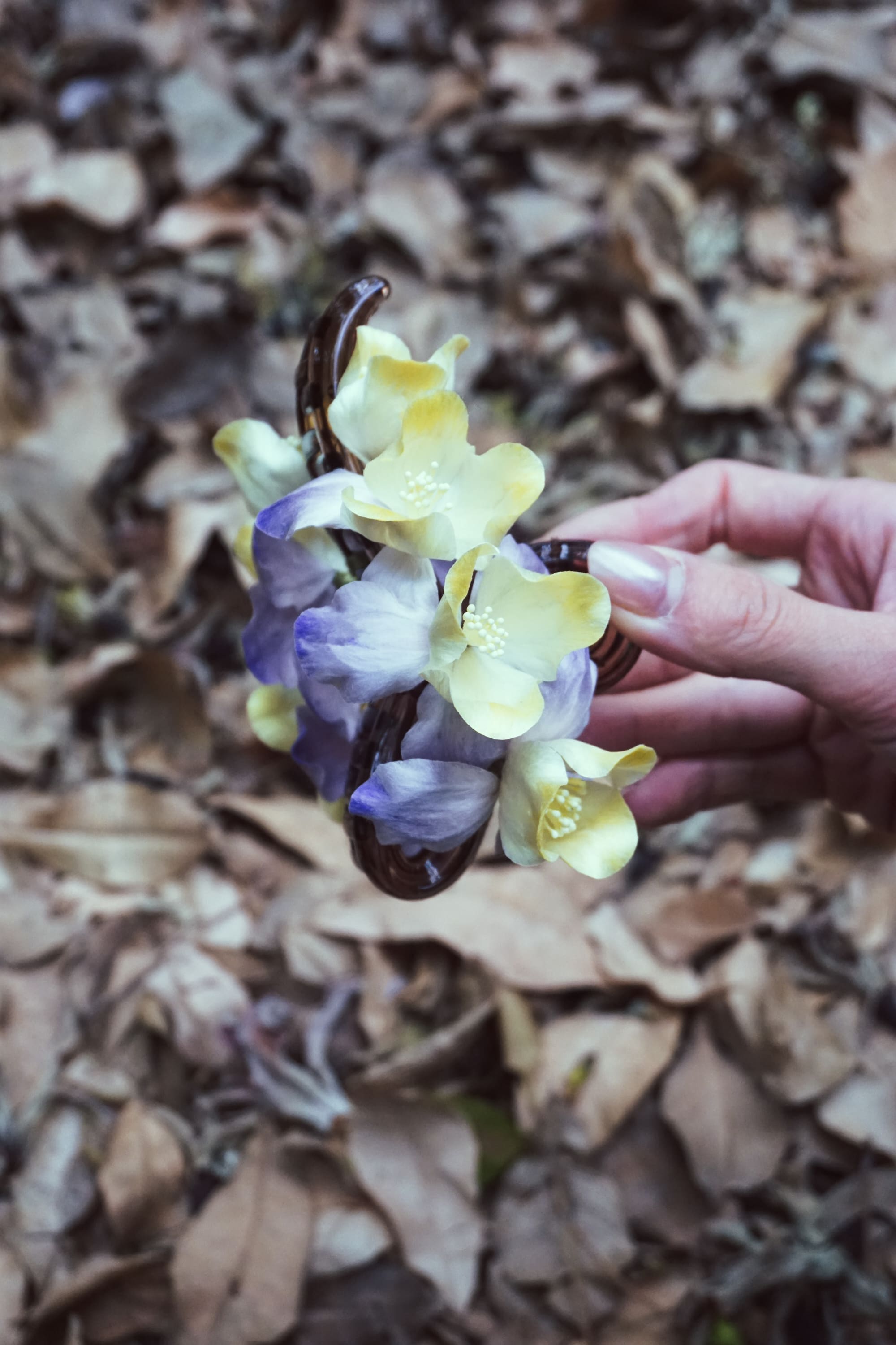 Iris Blossom Hair Claw