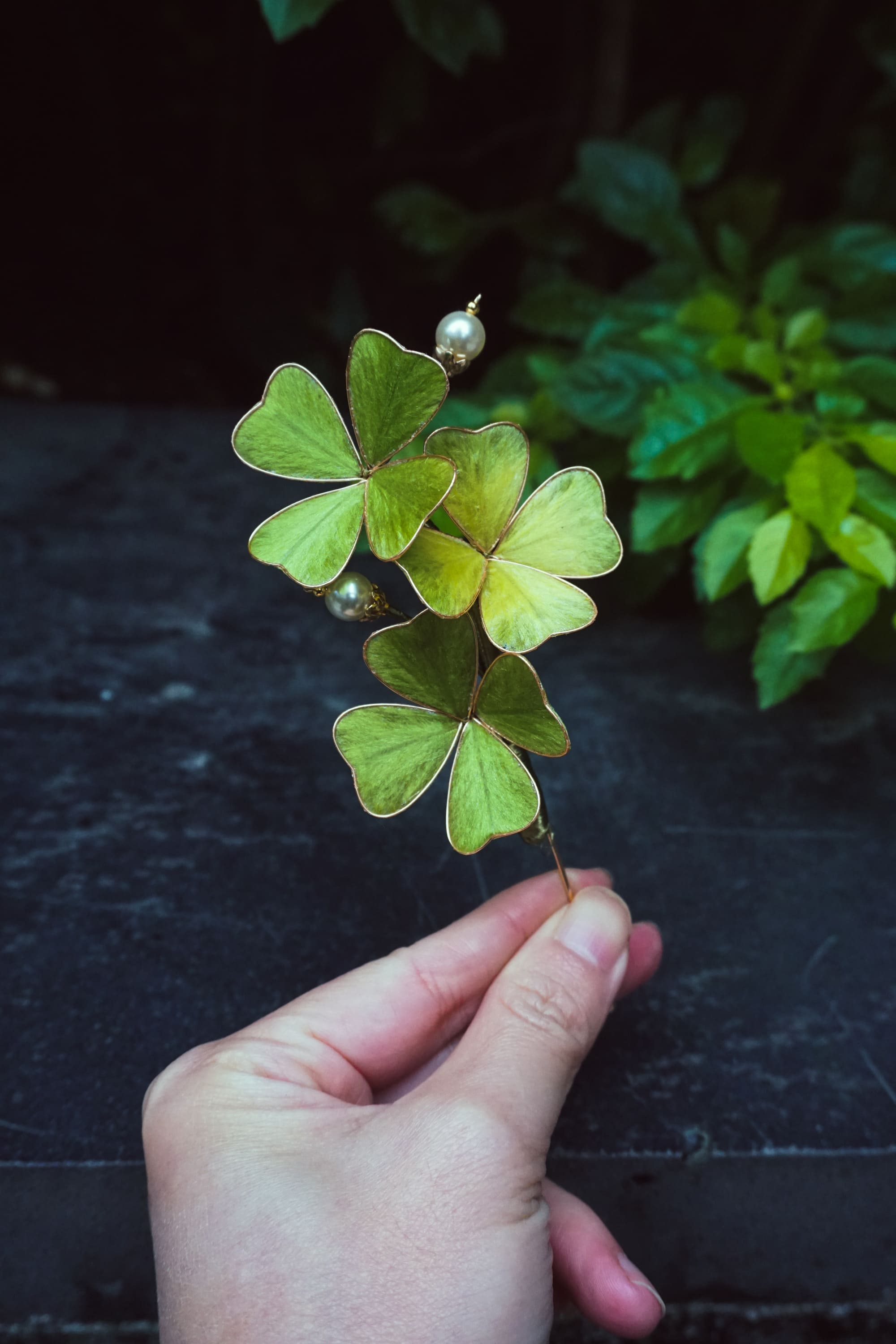 Lucky Clover Brooch