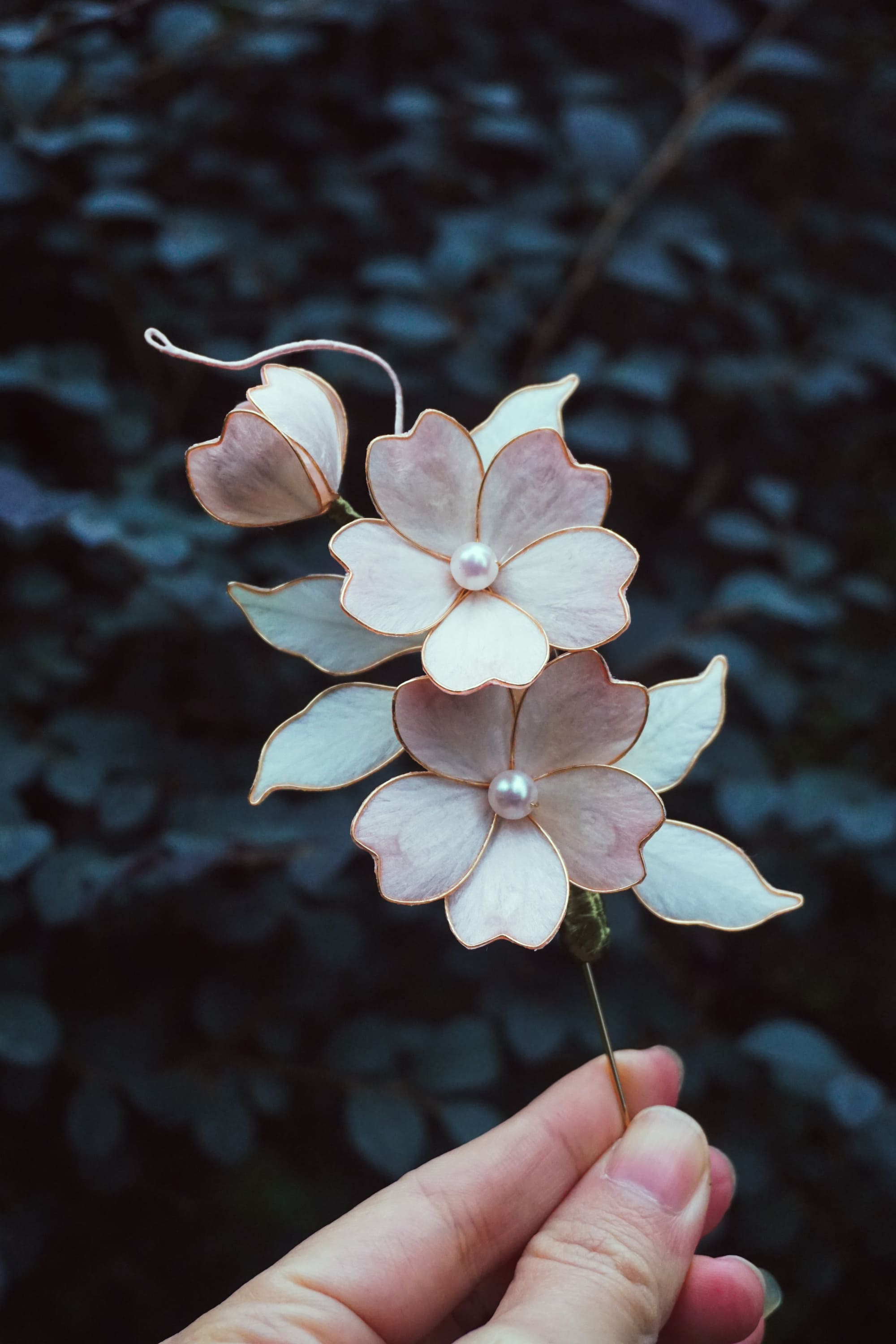 Blush Blossom Brooch