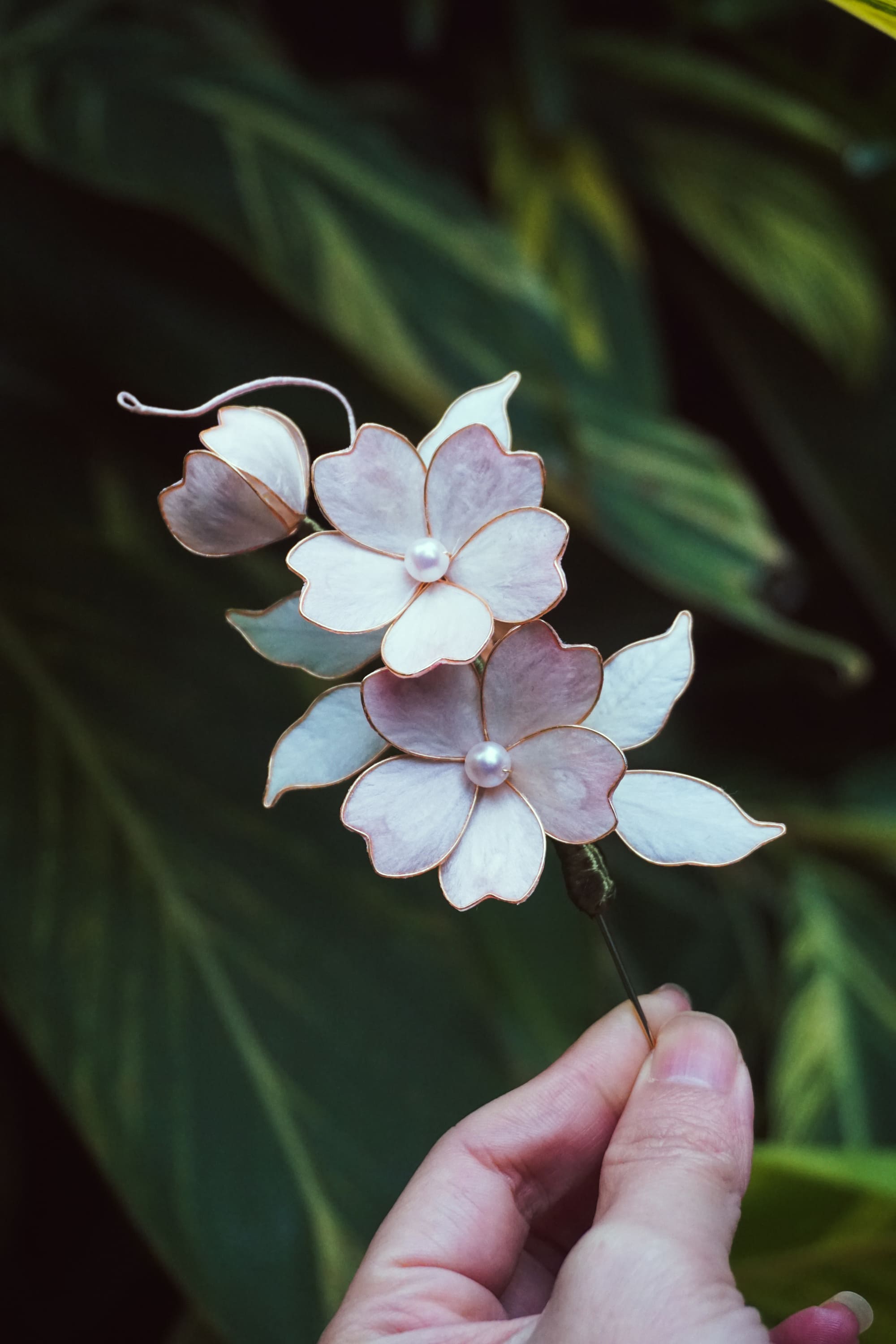 Blush Blossom Brooch
