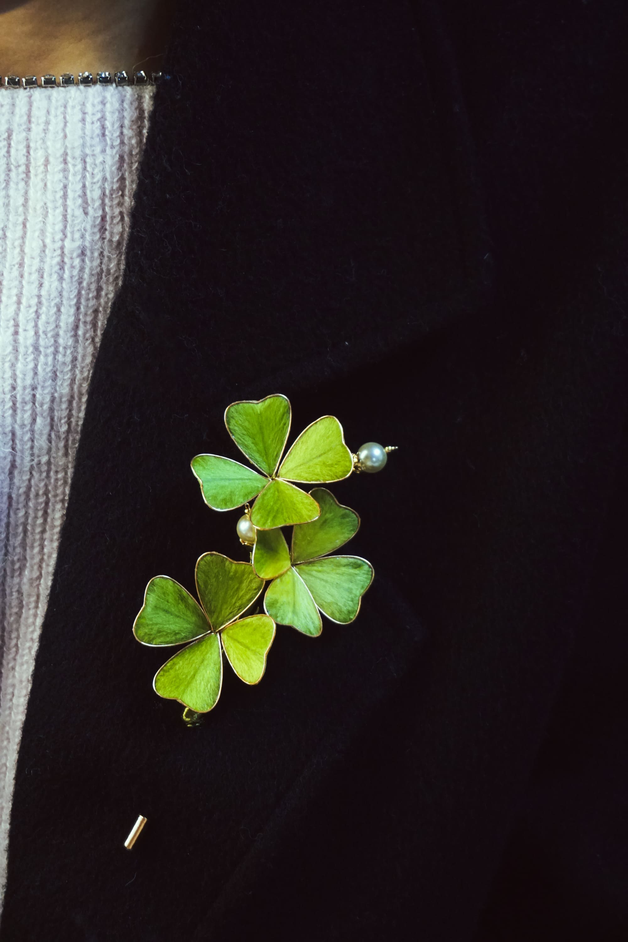 Lucky Clover Brooch