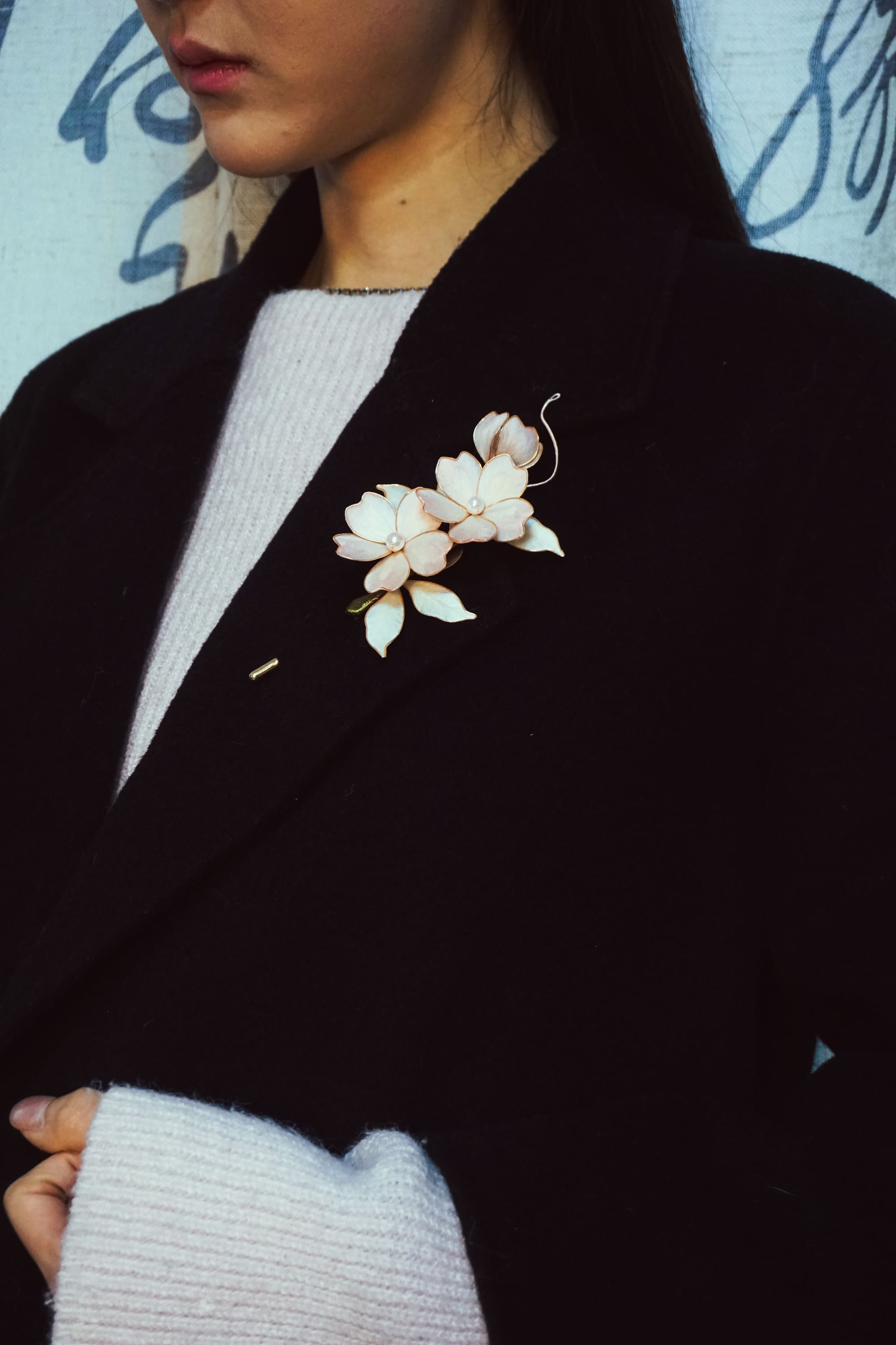 Blush Blossom Brooch