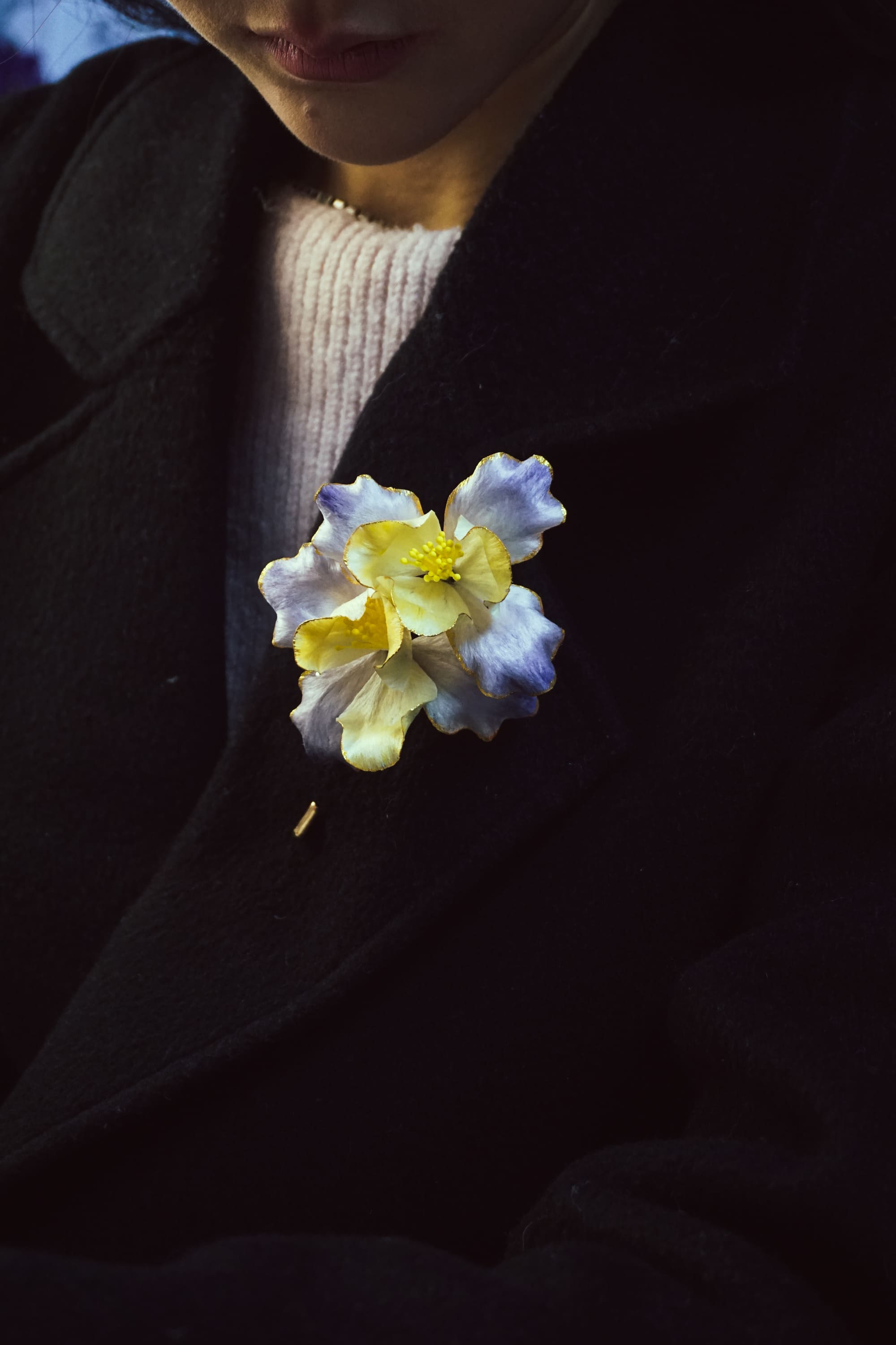 Iris Blossom Brooch