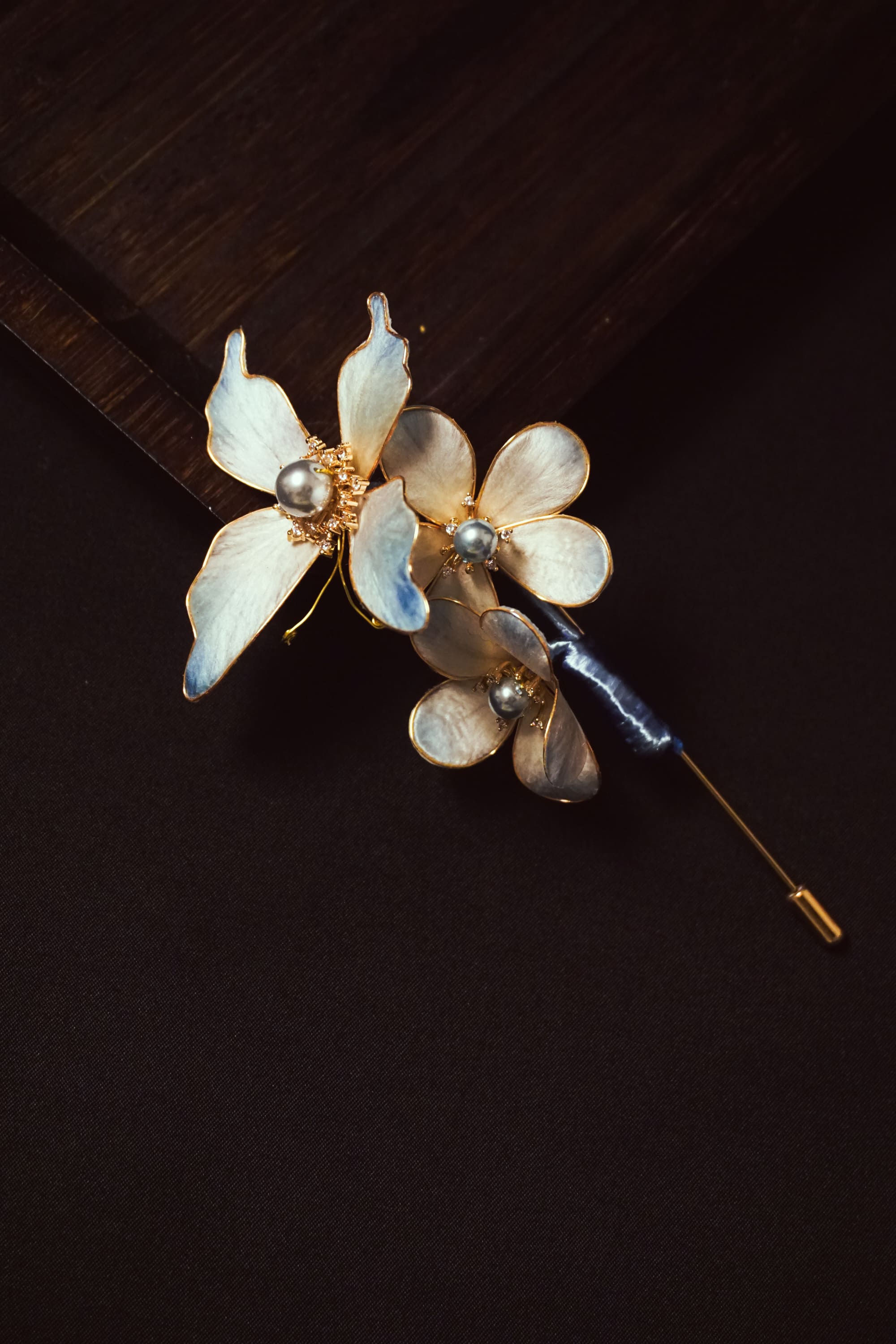 Magnolia Butterfly Brooch