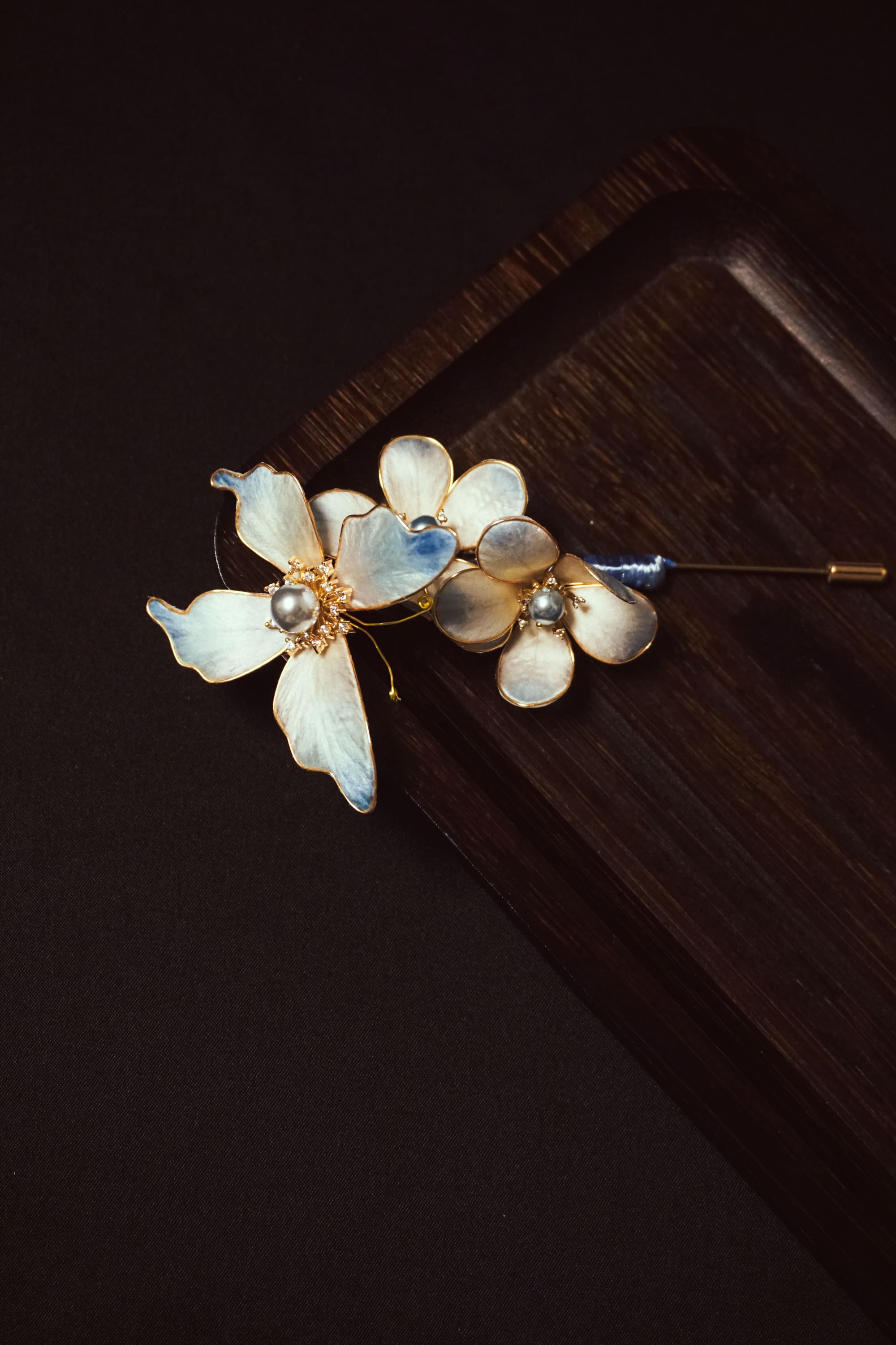 Magnolia Butterfly Brooch