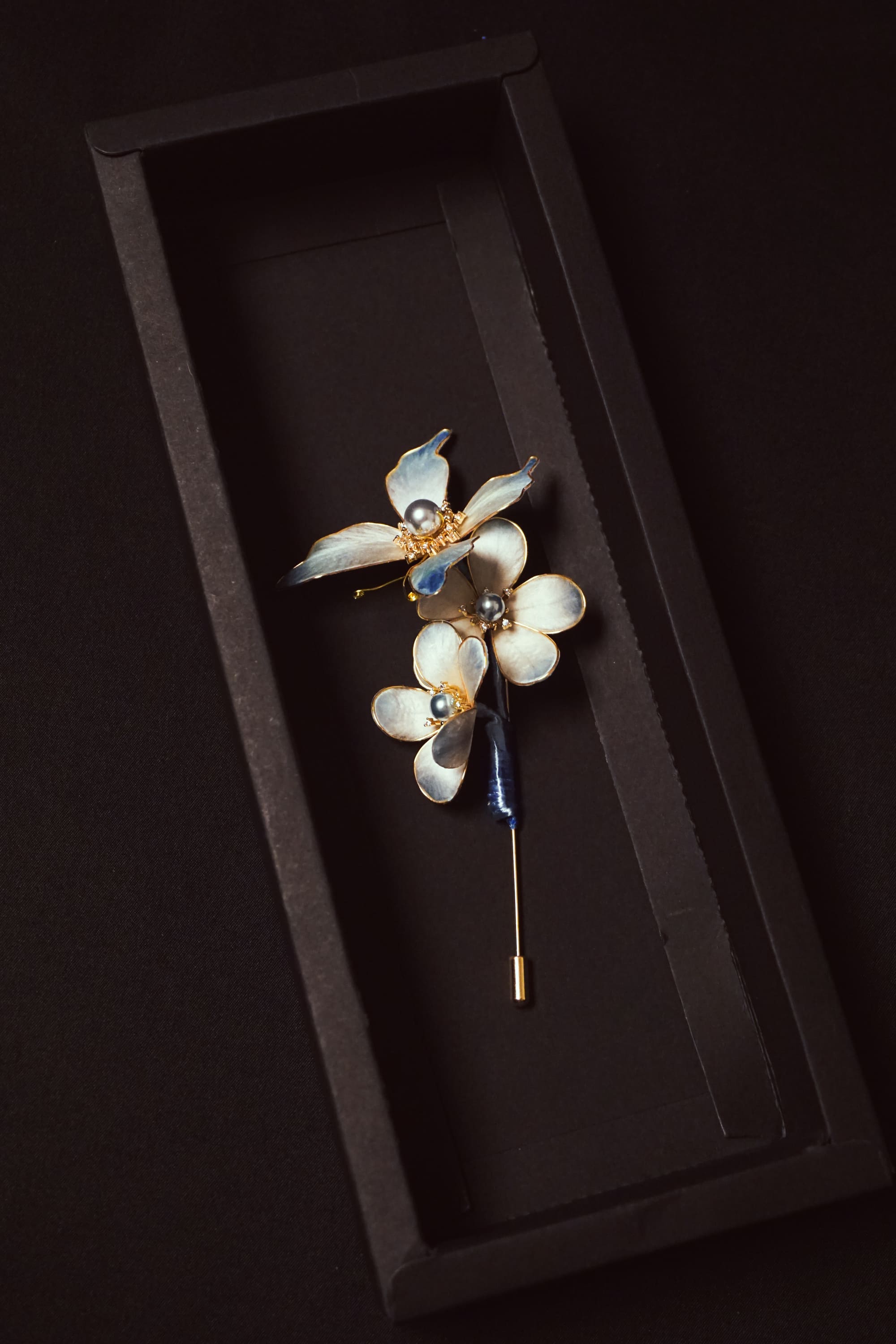 Magnolia Butterfly Brooch