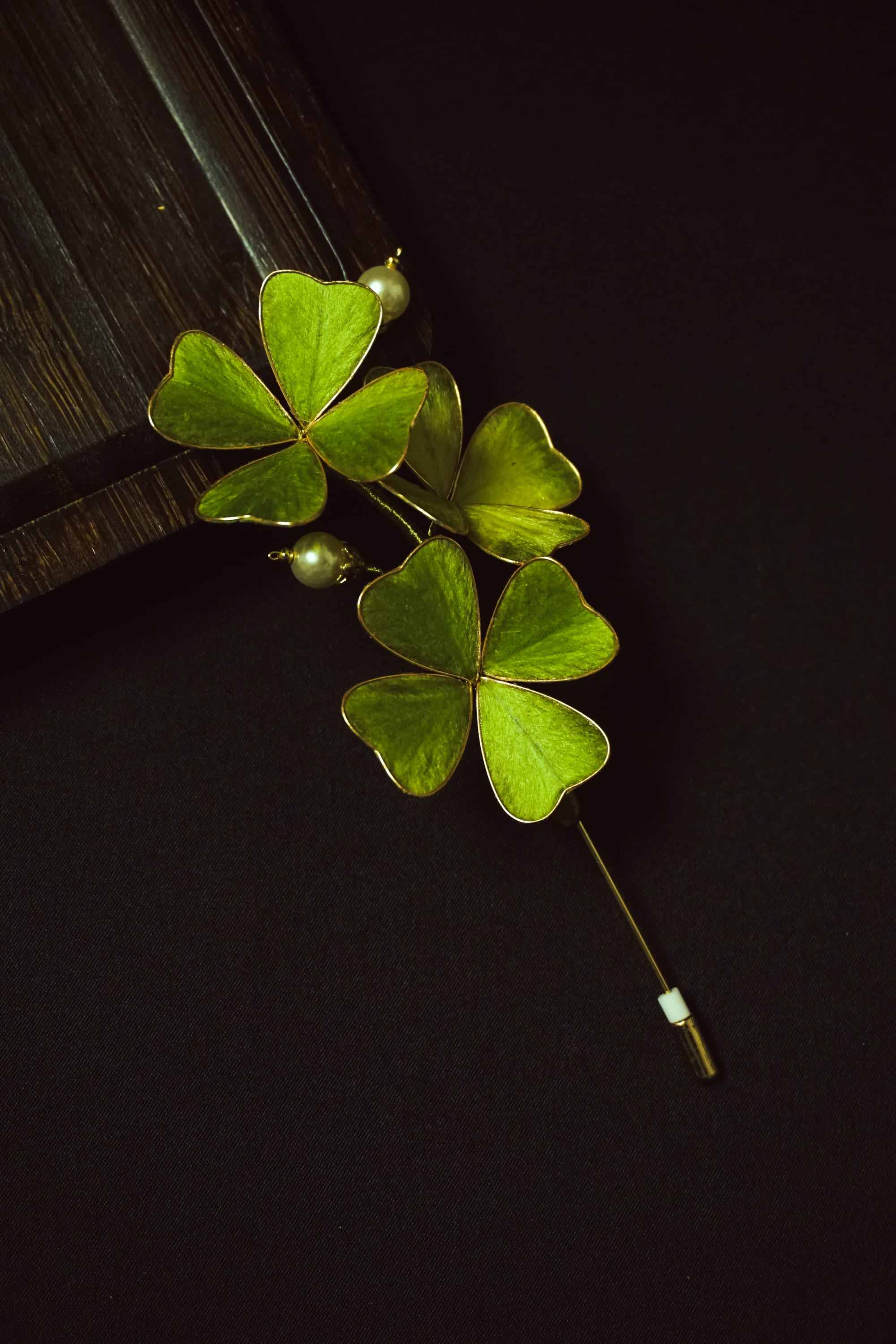Lucky Clover Brooch