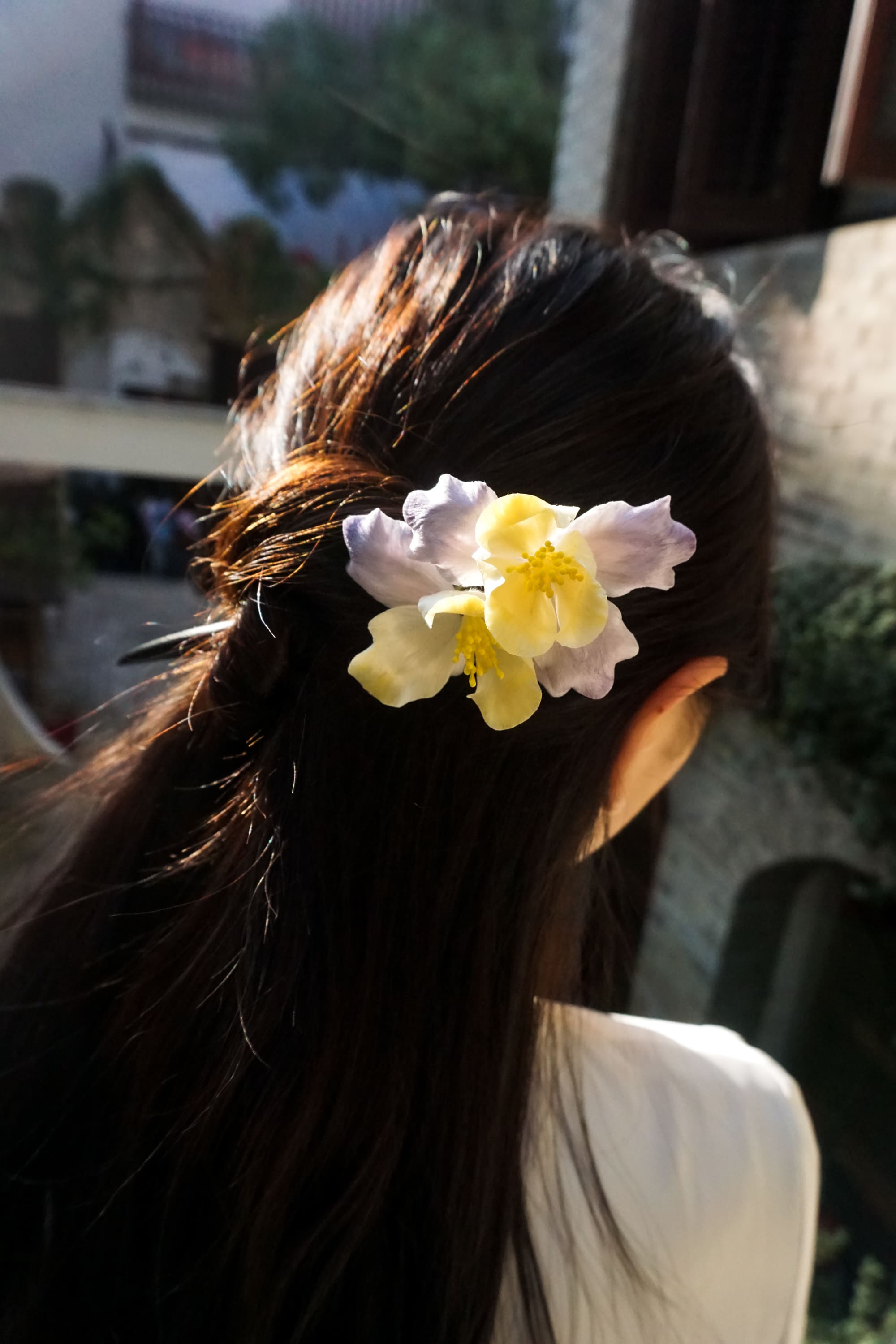 Iris Blossom Hair Pin