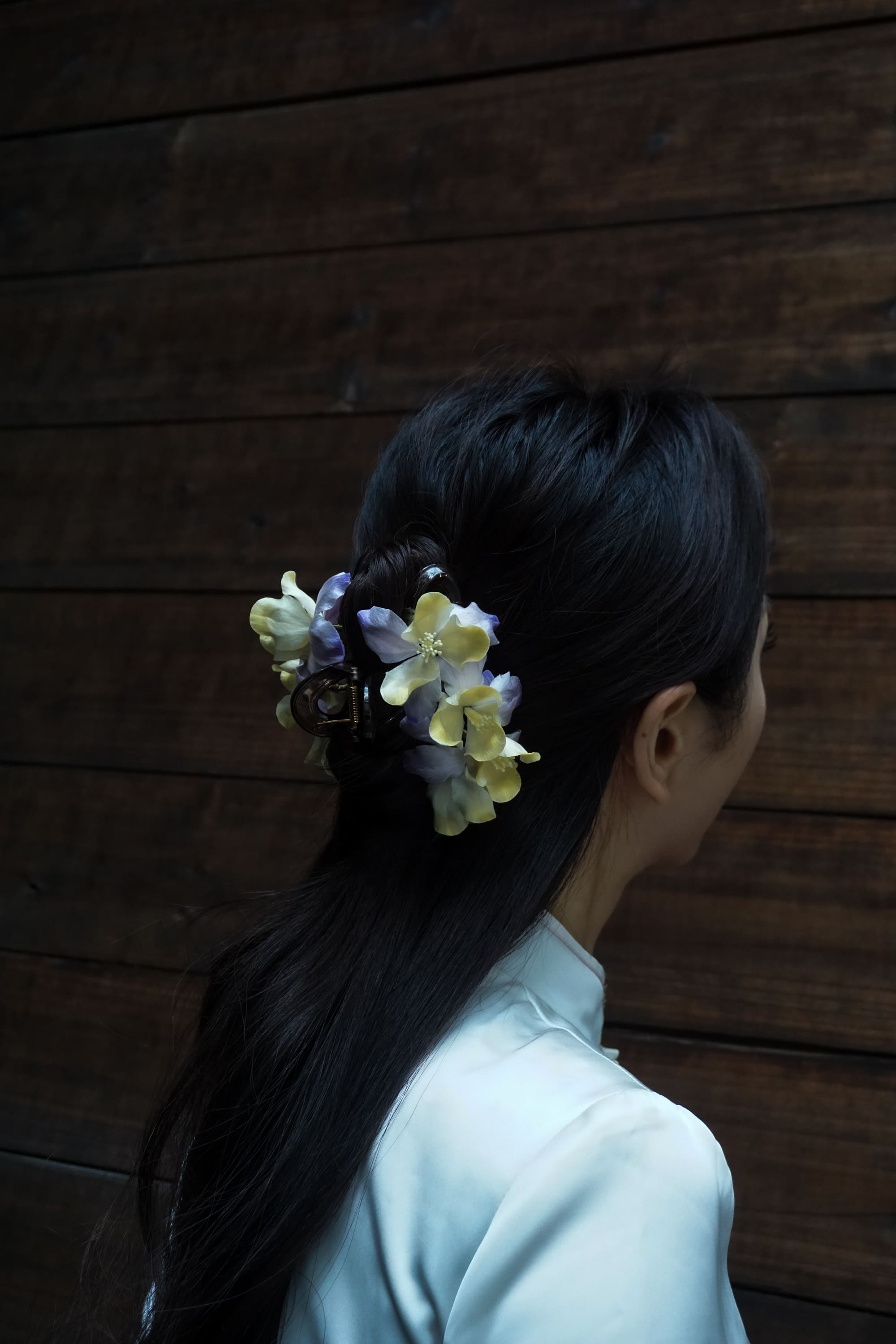 Iris Blossom Hair Claw