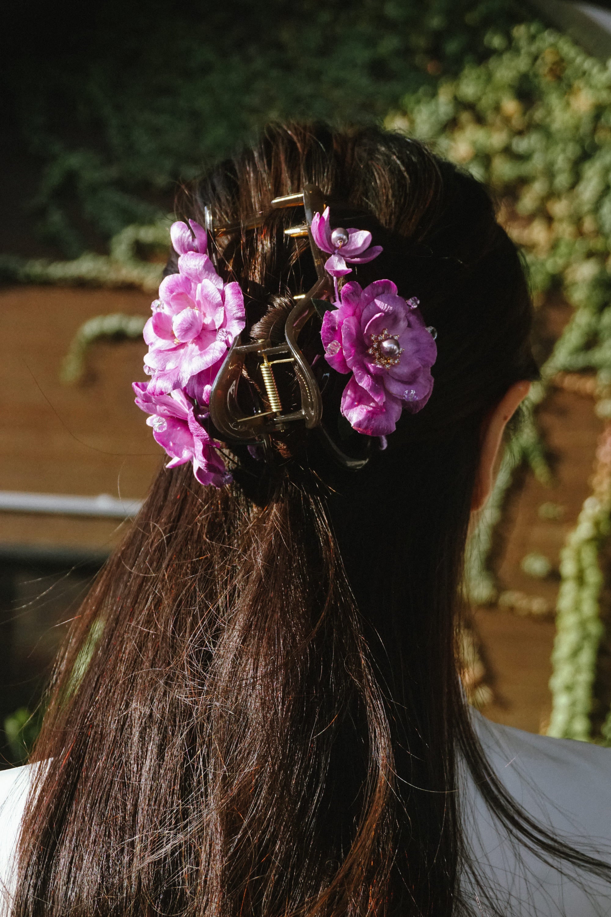 Pink Blossom Hair Claw