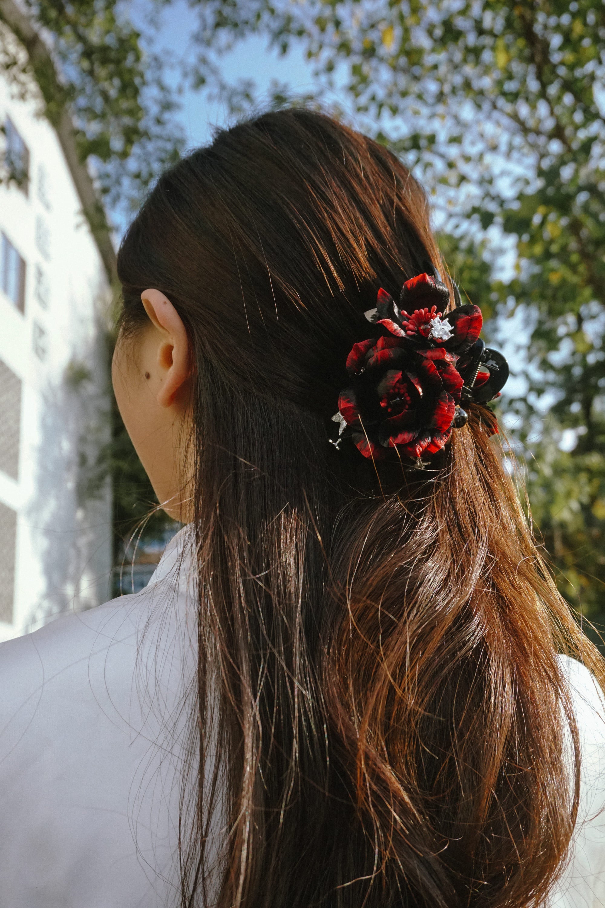 Midnight Rose Hair Claw