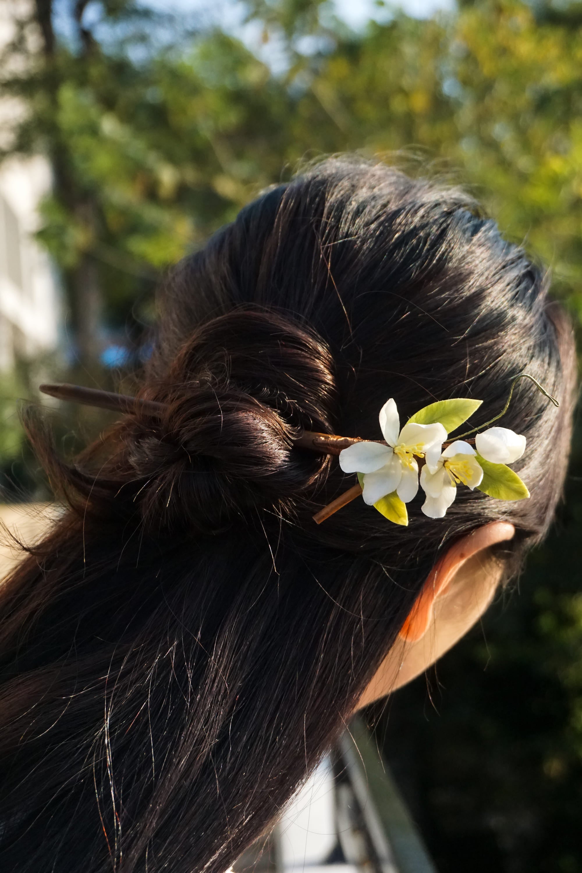 Jasmine Blossom Hair Pin