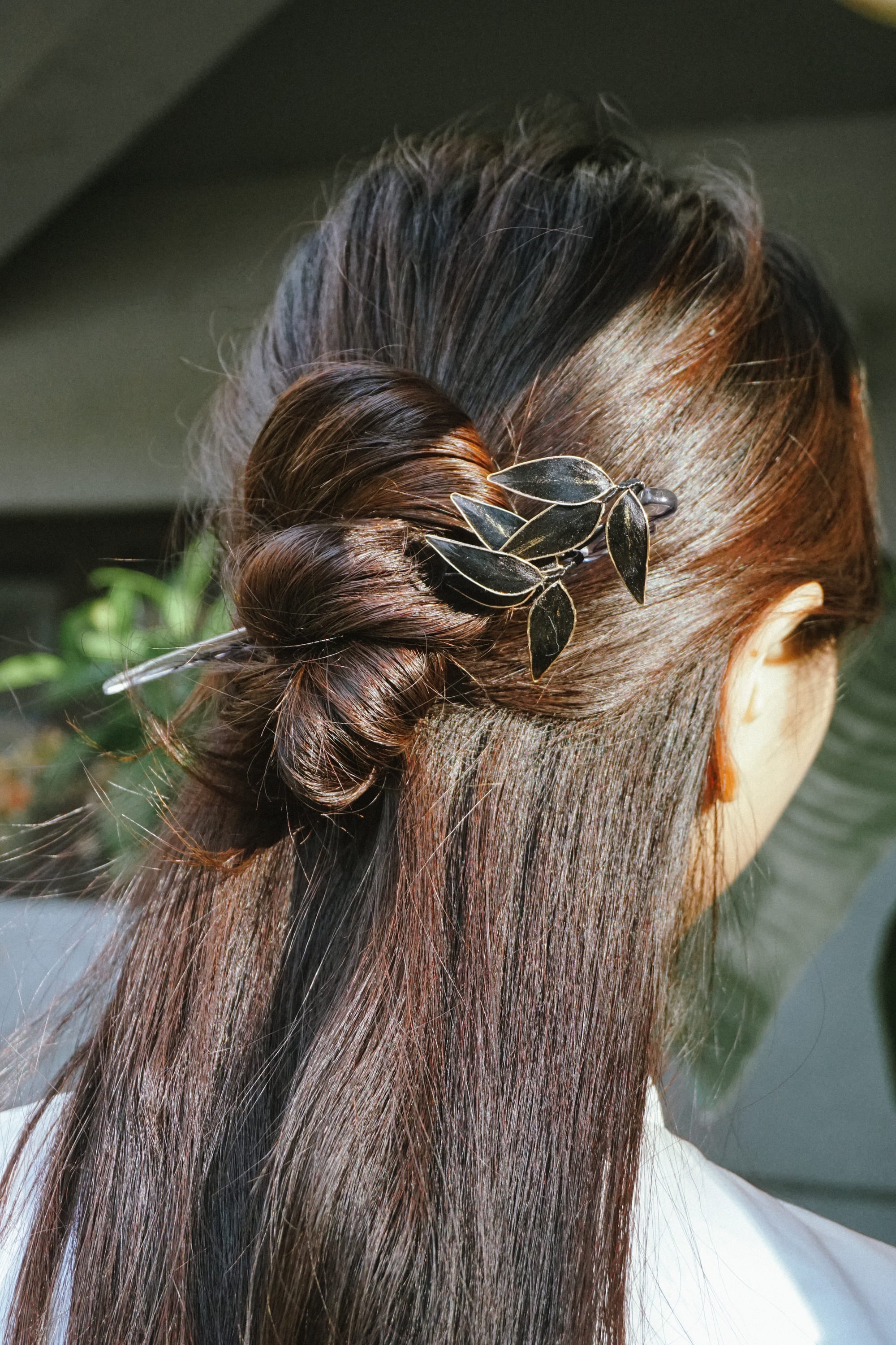 Bamboo Leaf Hair Pin