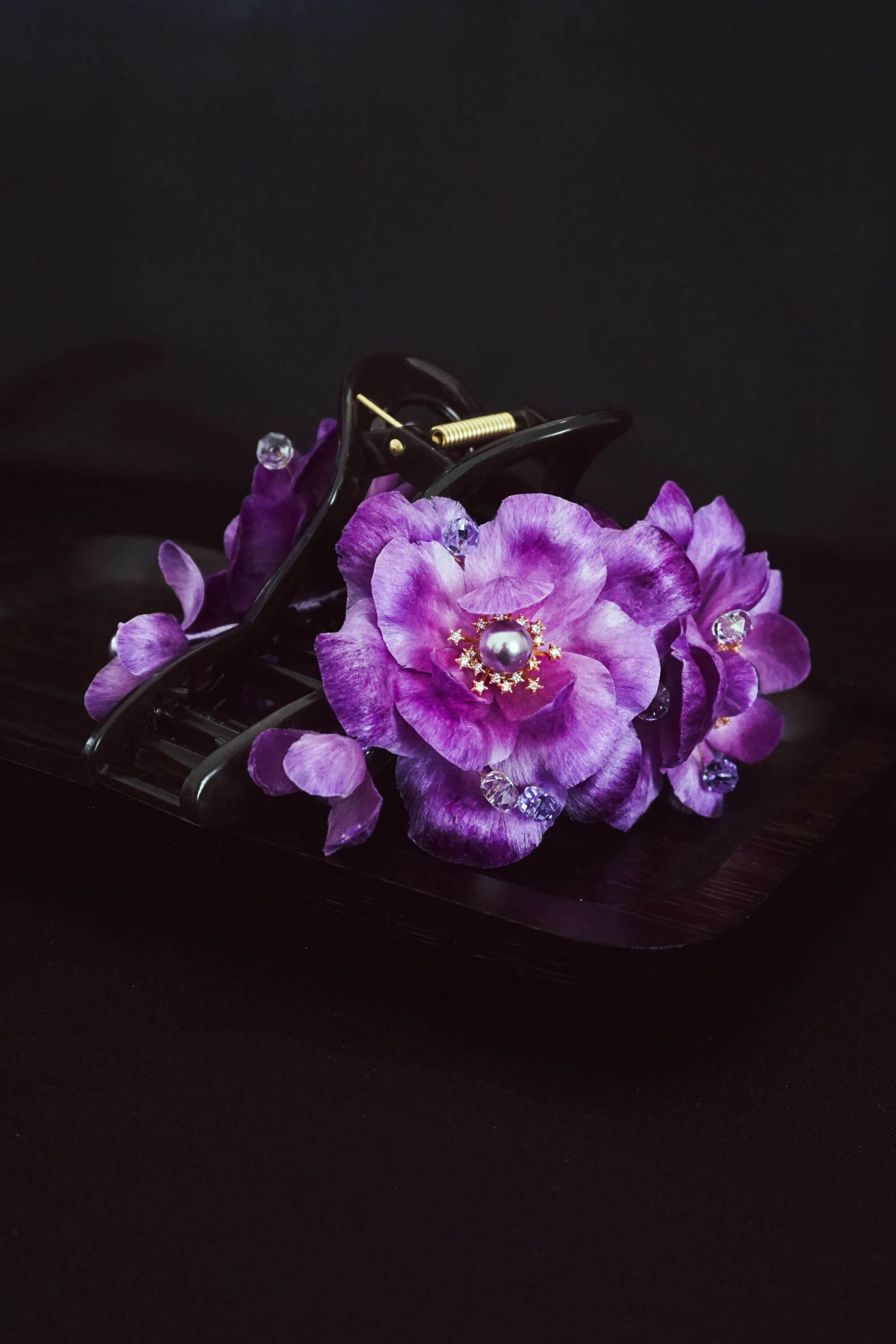 Pink Blossom Hair Claw