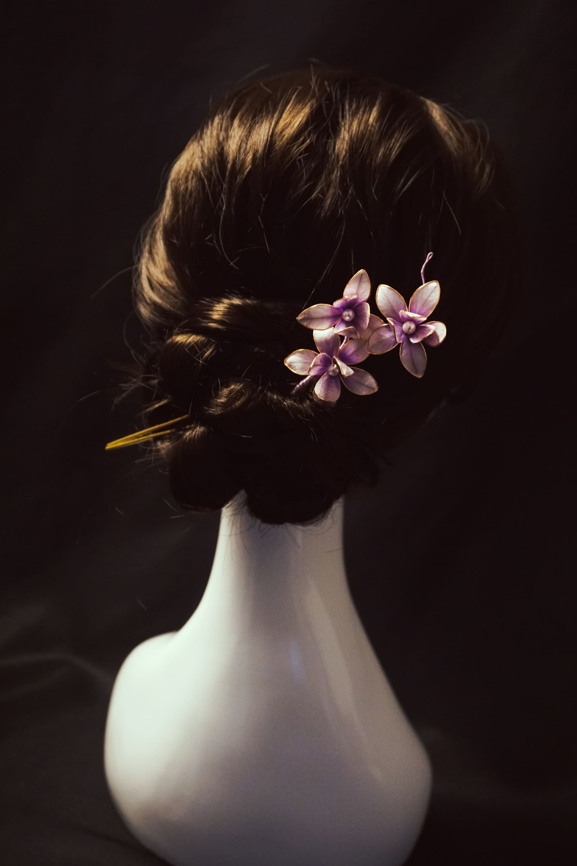 Lavender Blossom Hair Pin