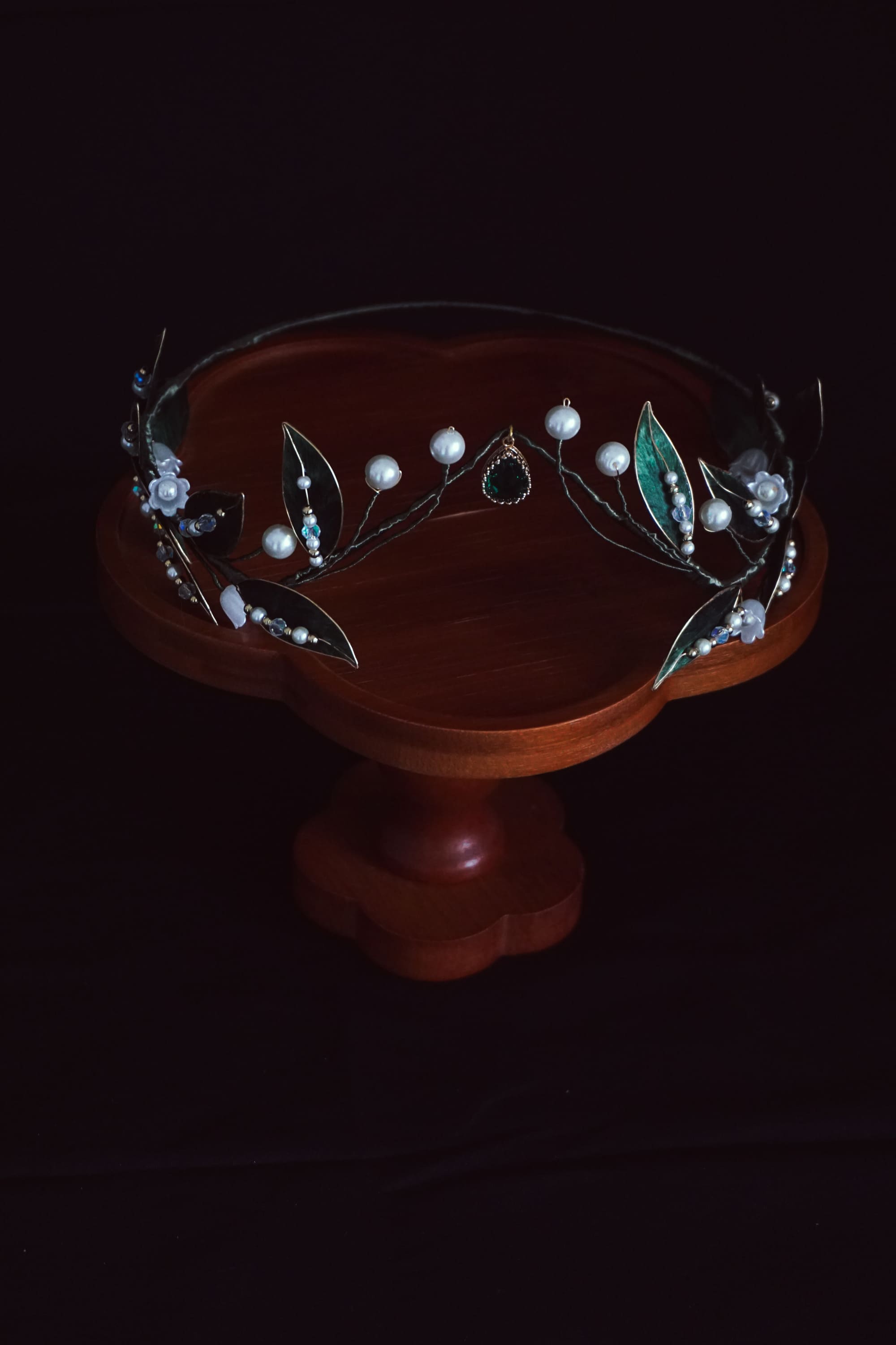 Green Fairy Flower Crown