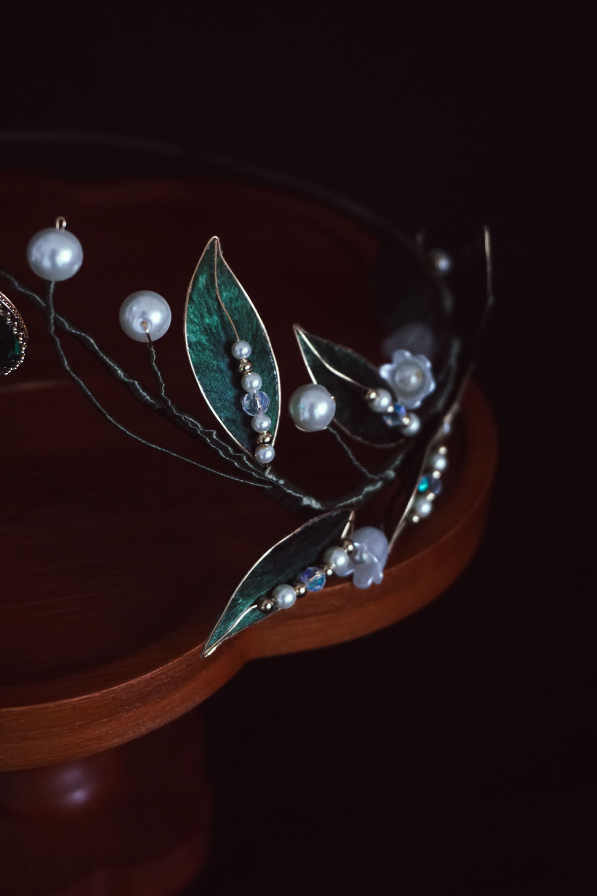 Green Fairy Flower Crown