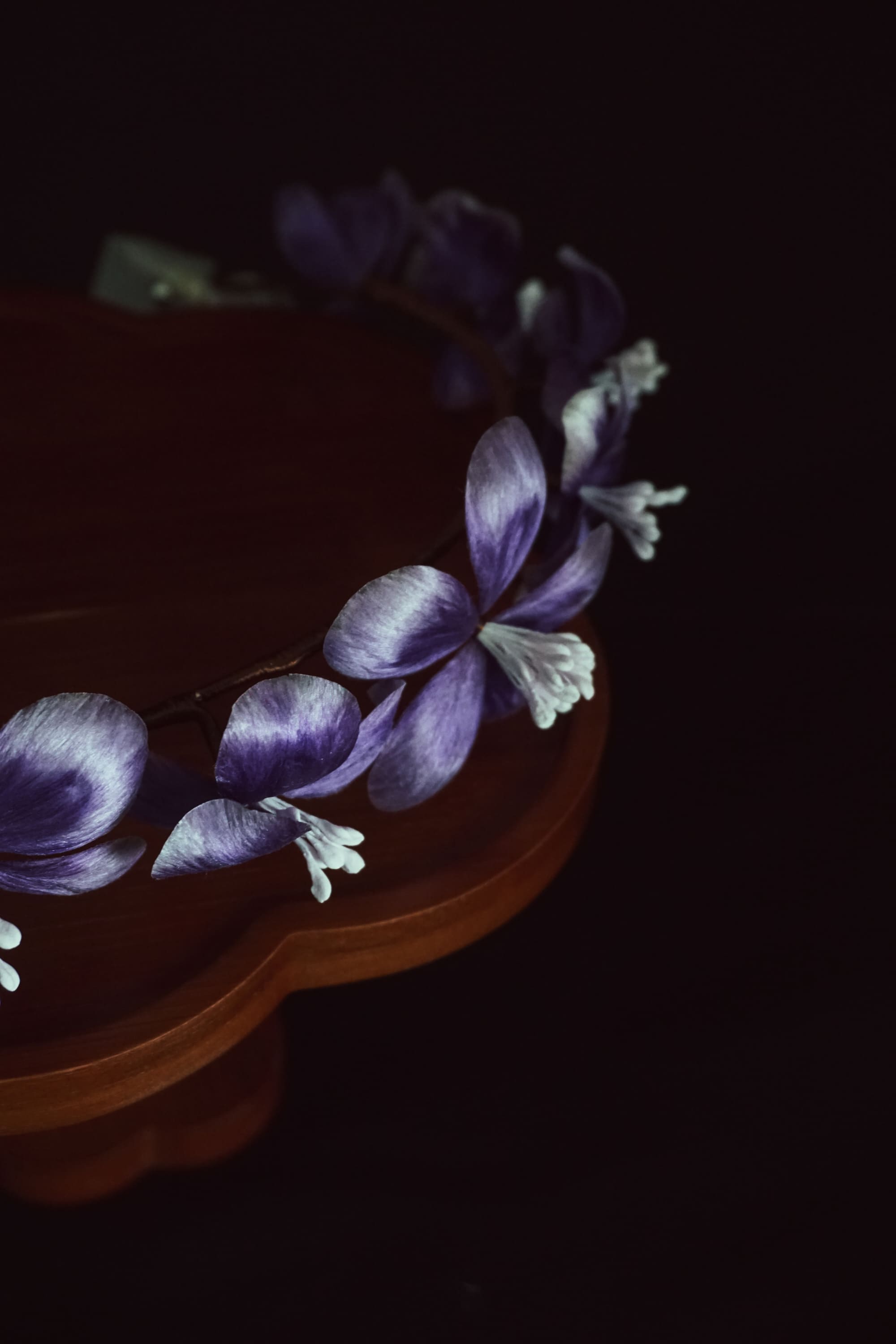 Purple Romance Flower Crown