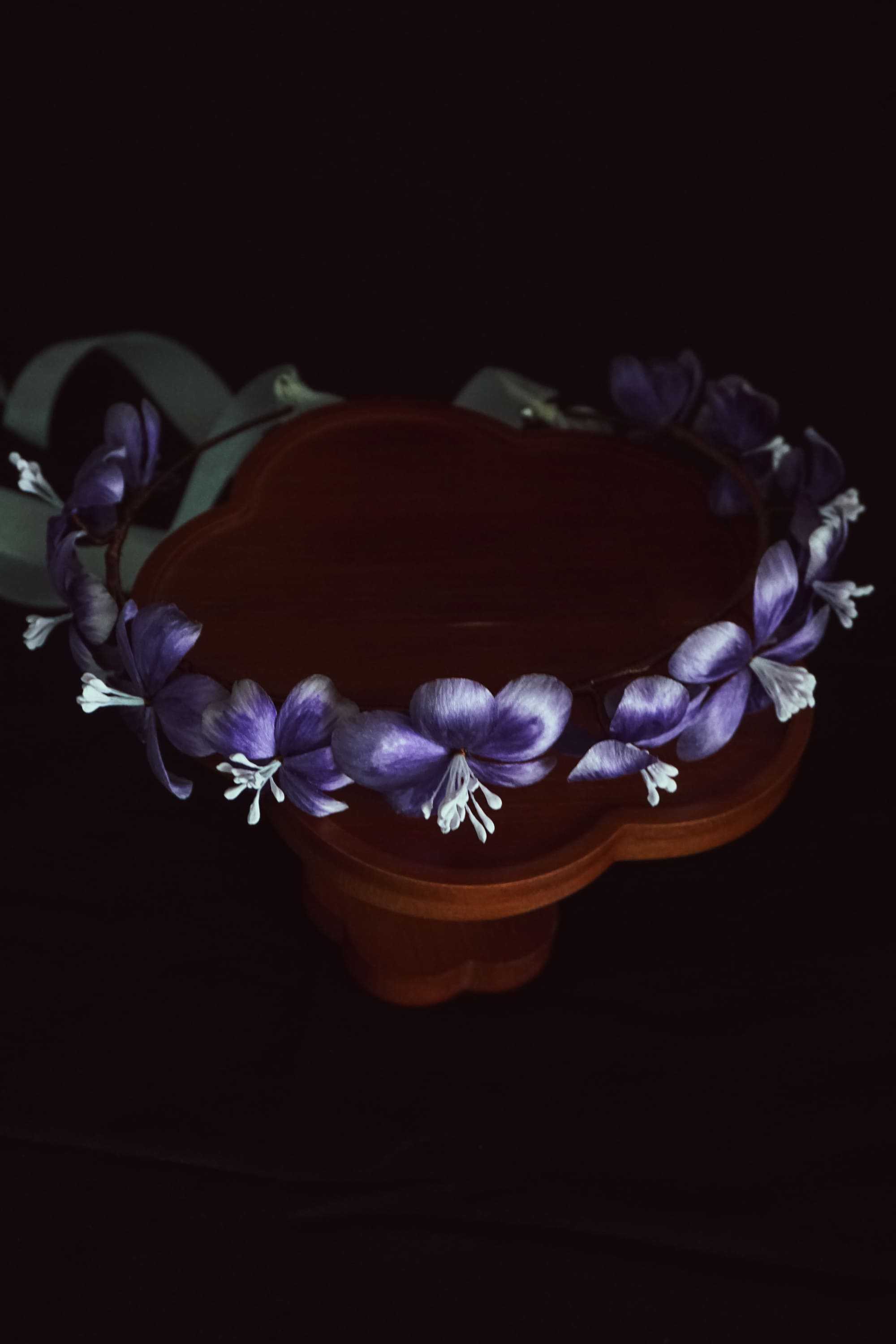 Purple Romance Flower Crown