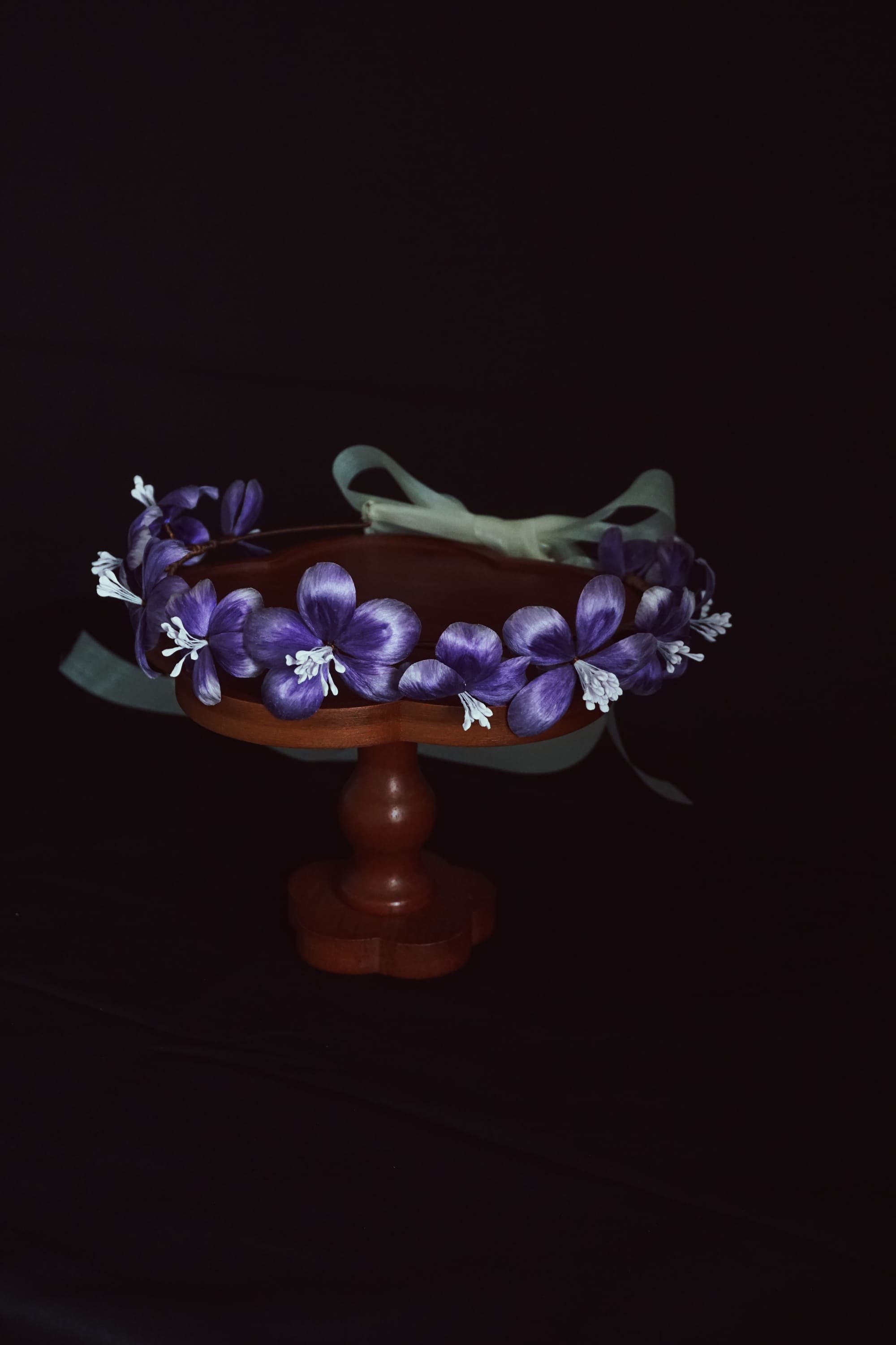 Purple Romance Flower Crown