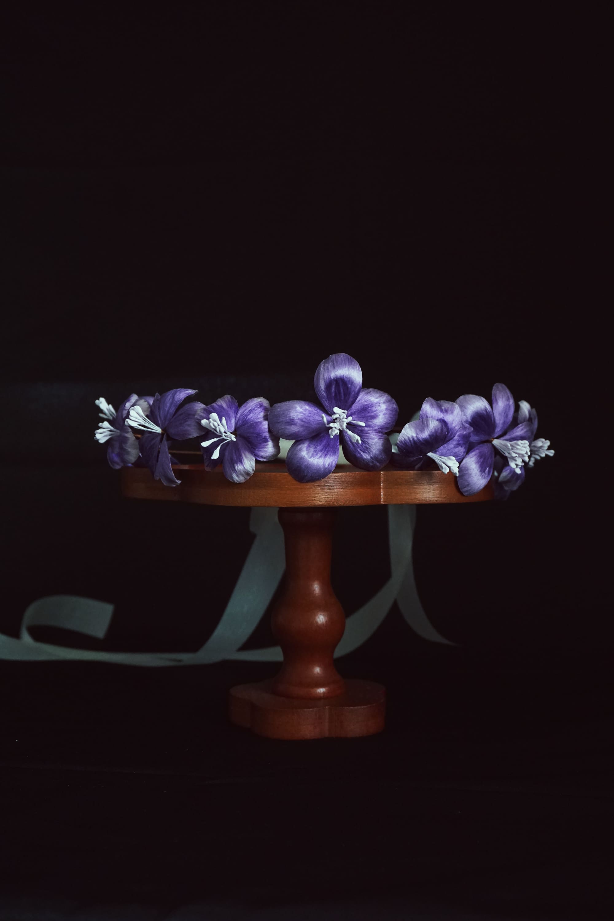 Purple Romance Flower Crown
