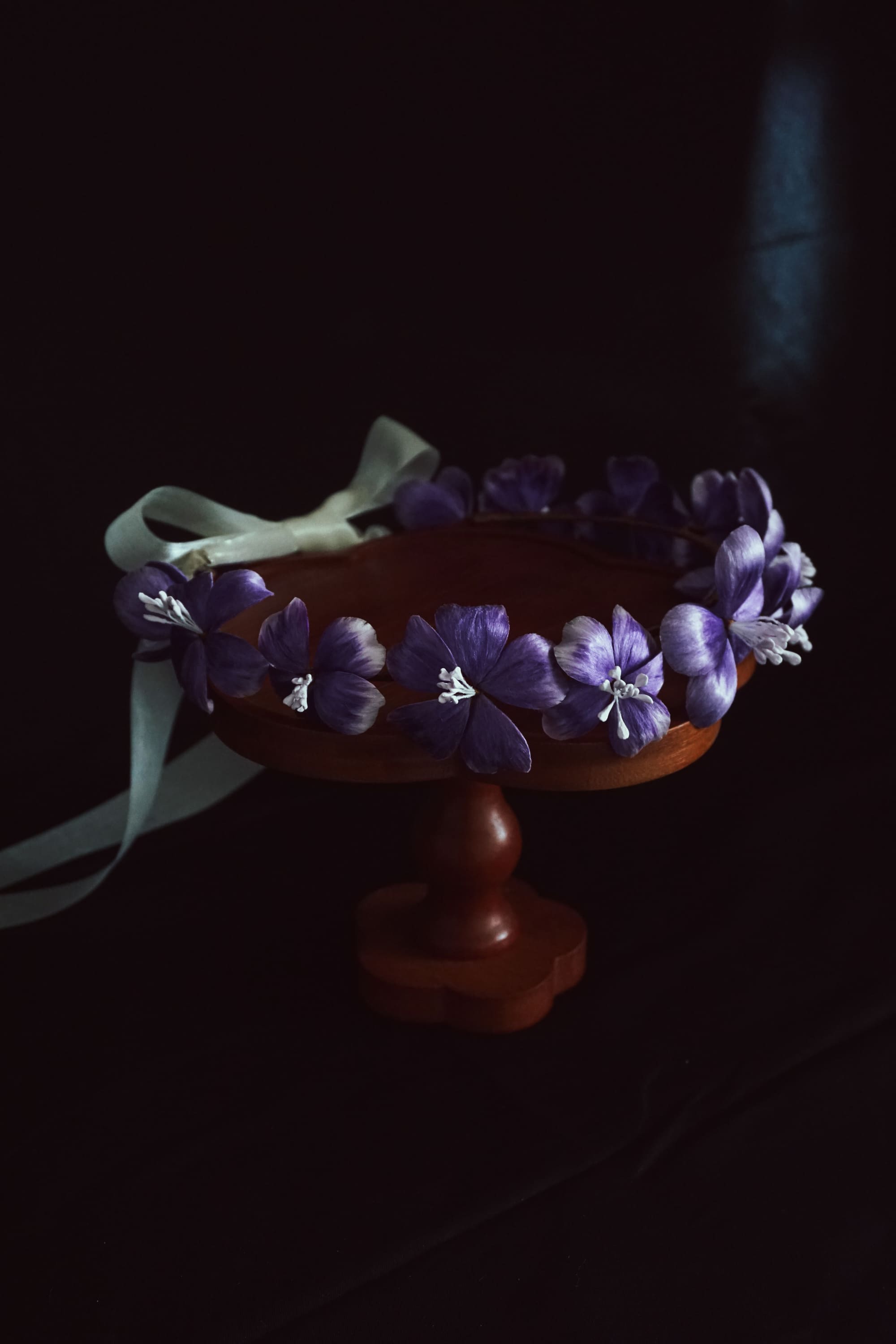 Purple Romance Flower Crown