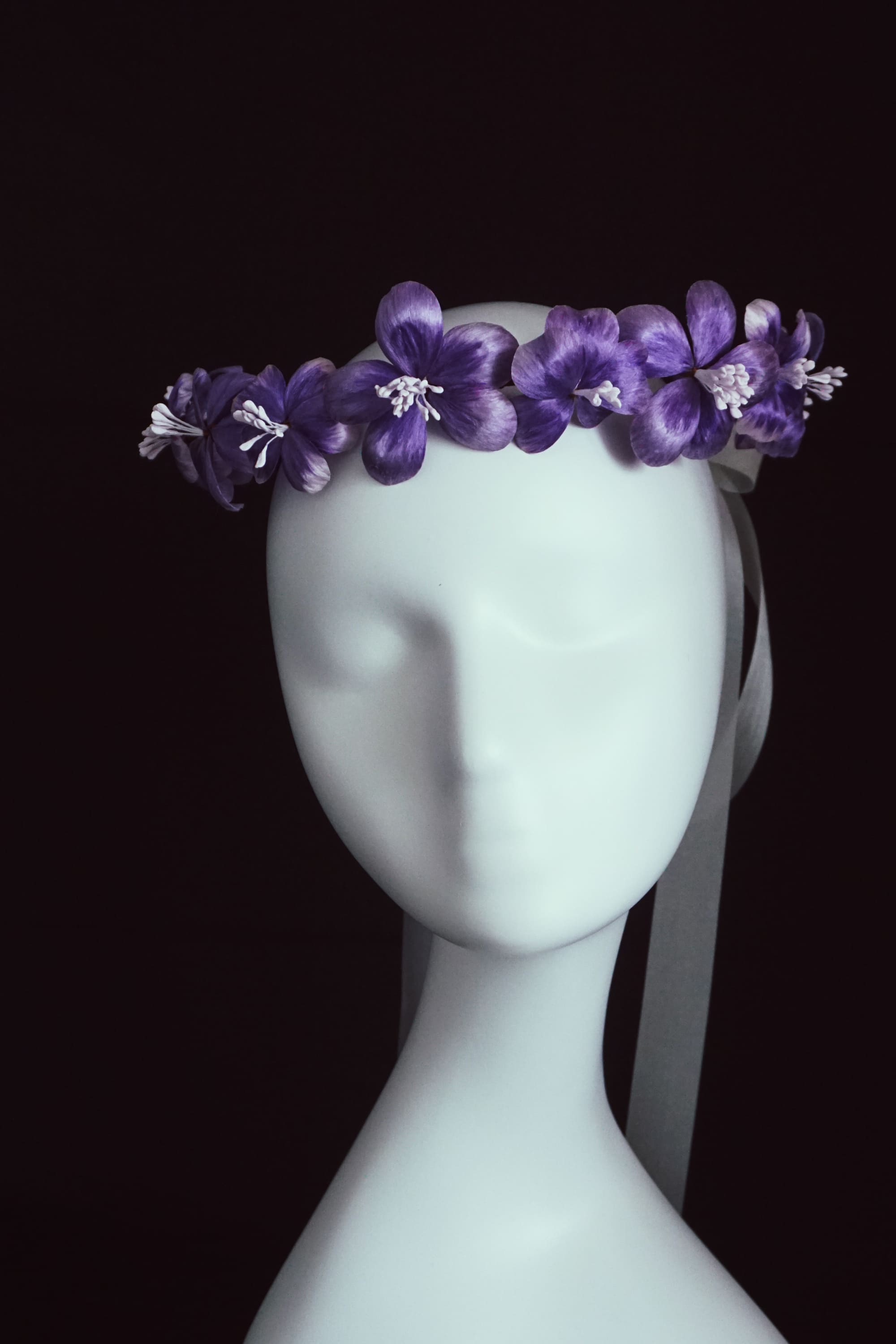 Purple Romance Flower Crown