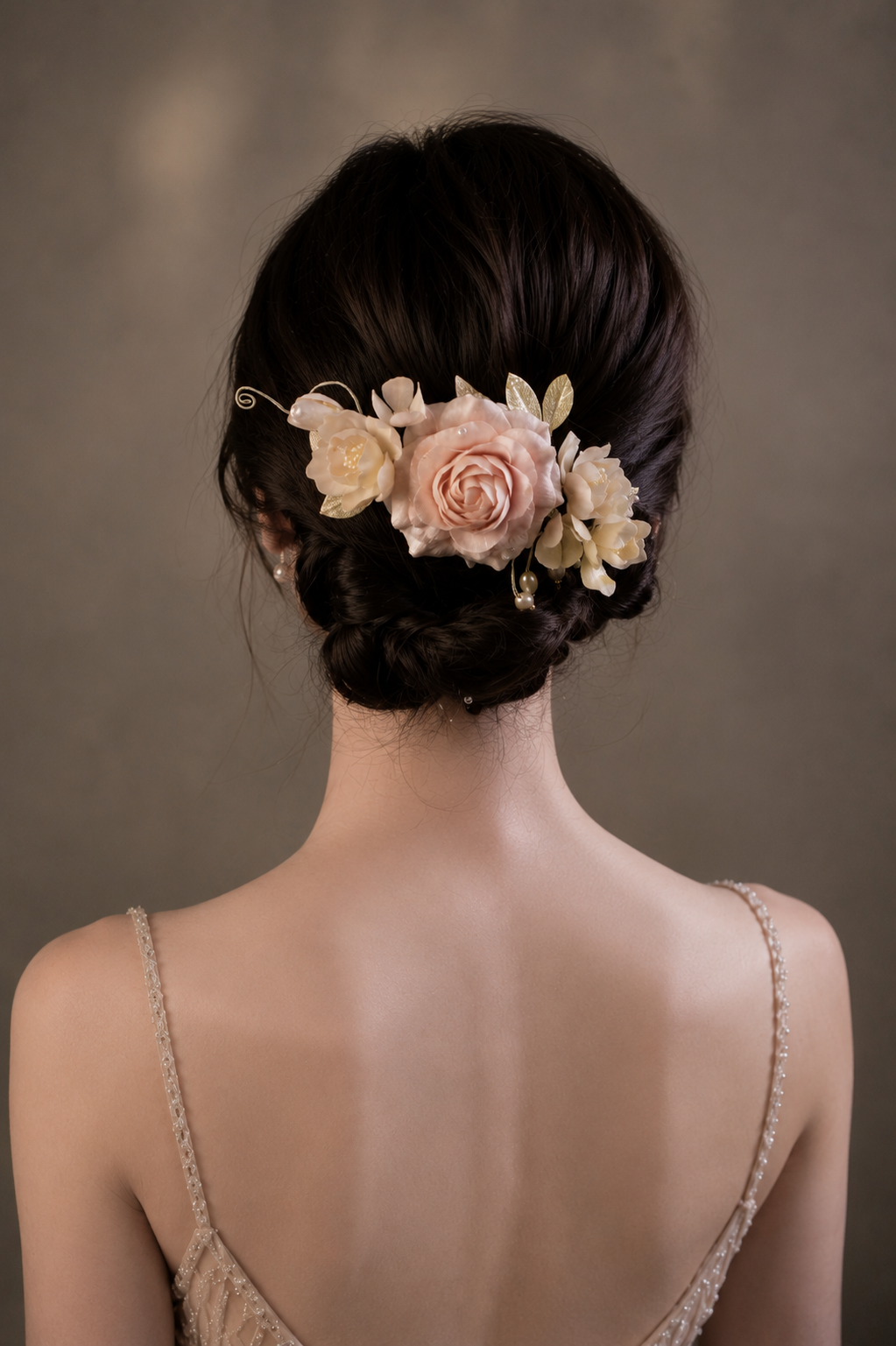 Handmade Rose Velvet Flower Hairpin